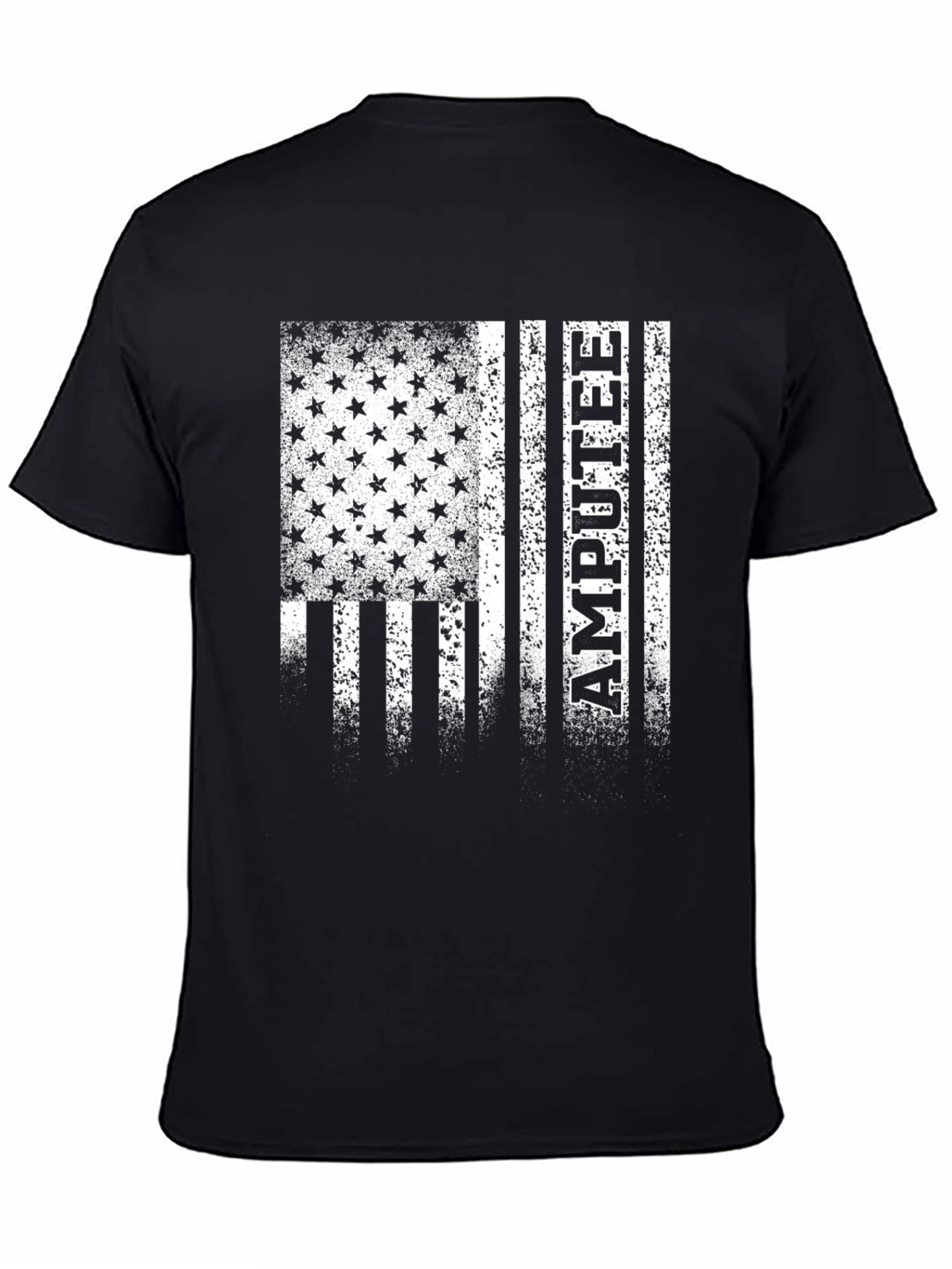 Amputee American Flag Graphic T-Shirt