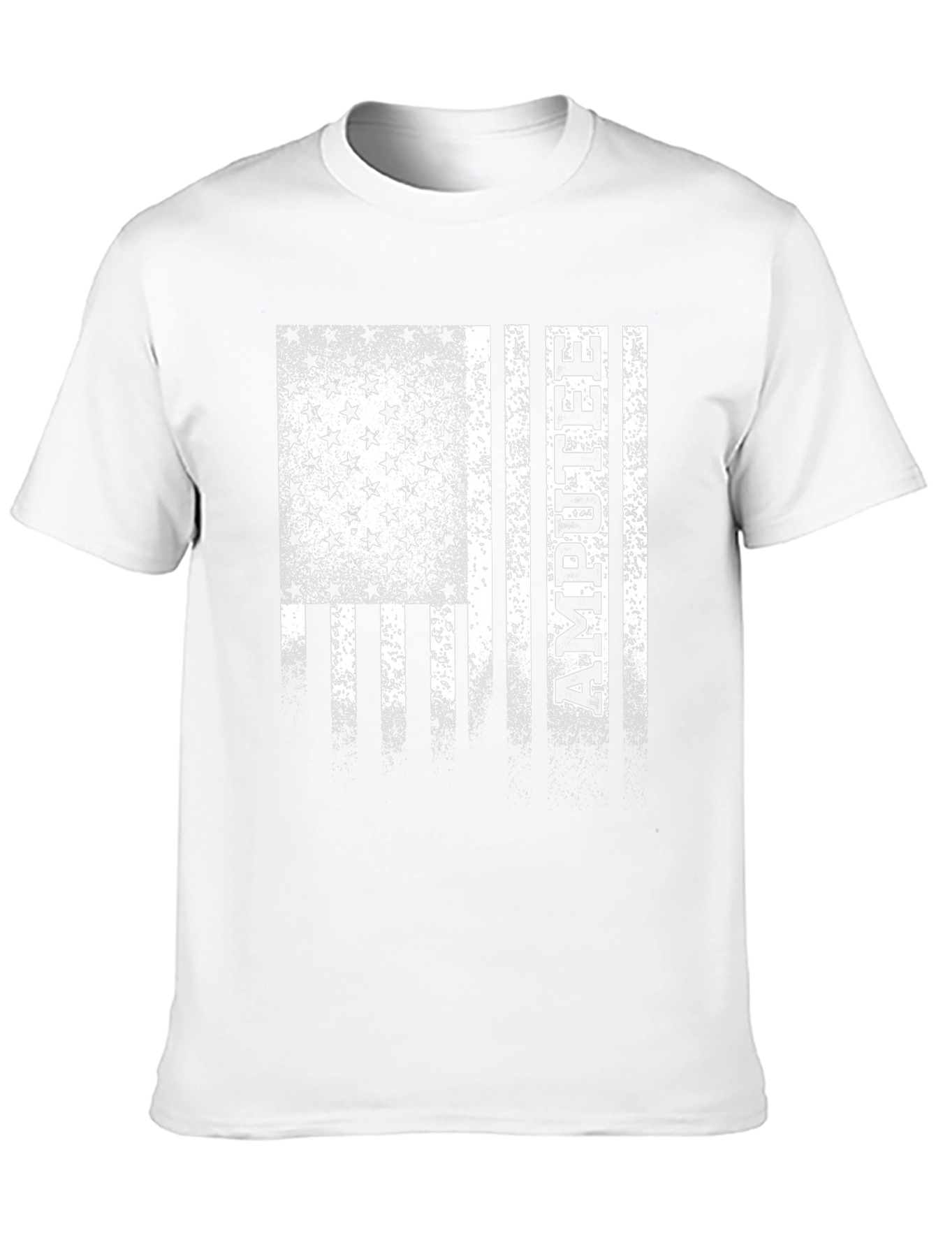 Amputee American Flag Graphic T-Shirt