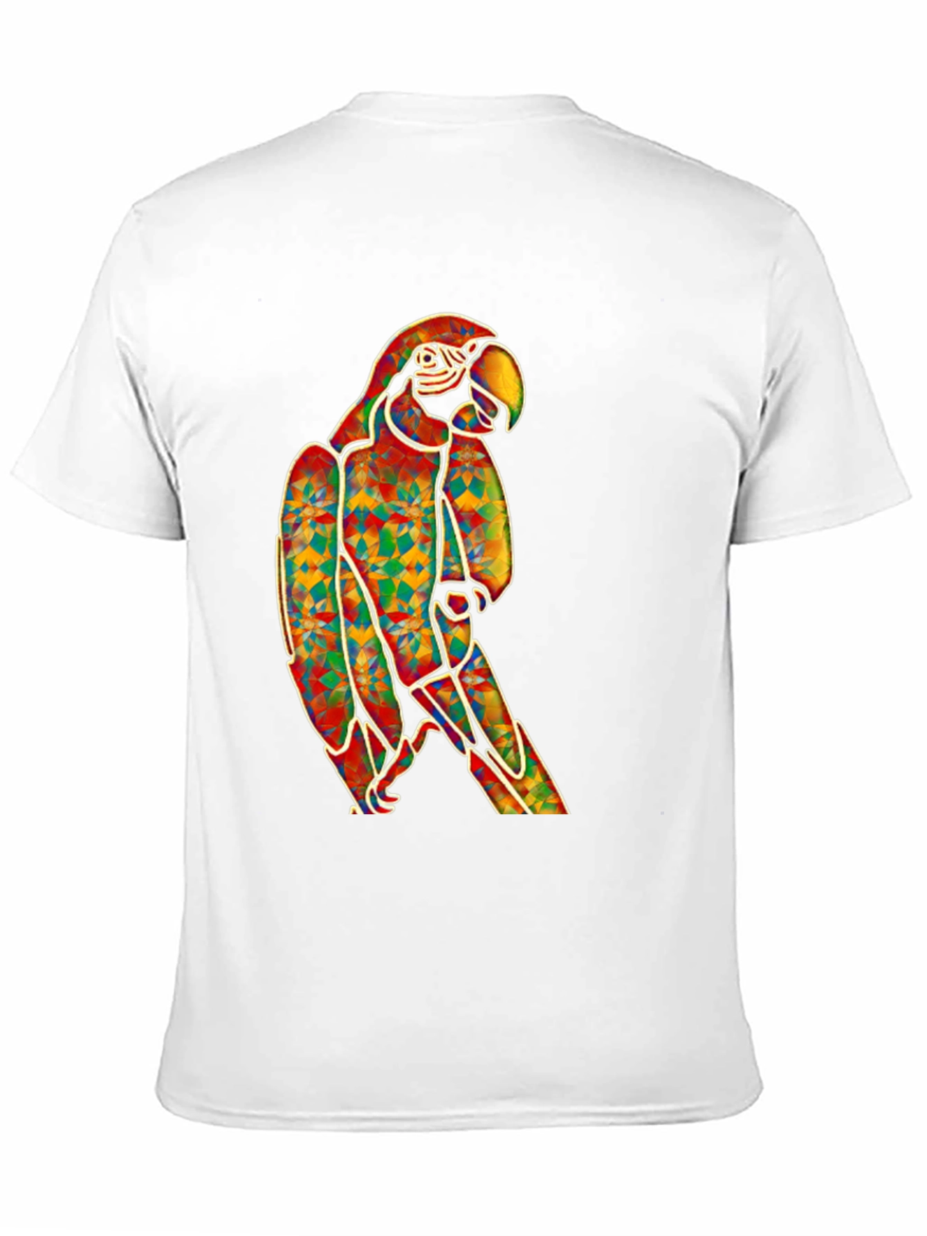 Vibrant Parrot Graphic T-Shirt
