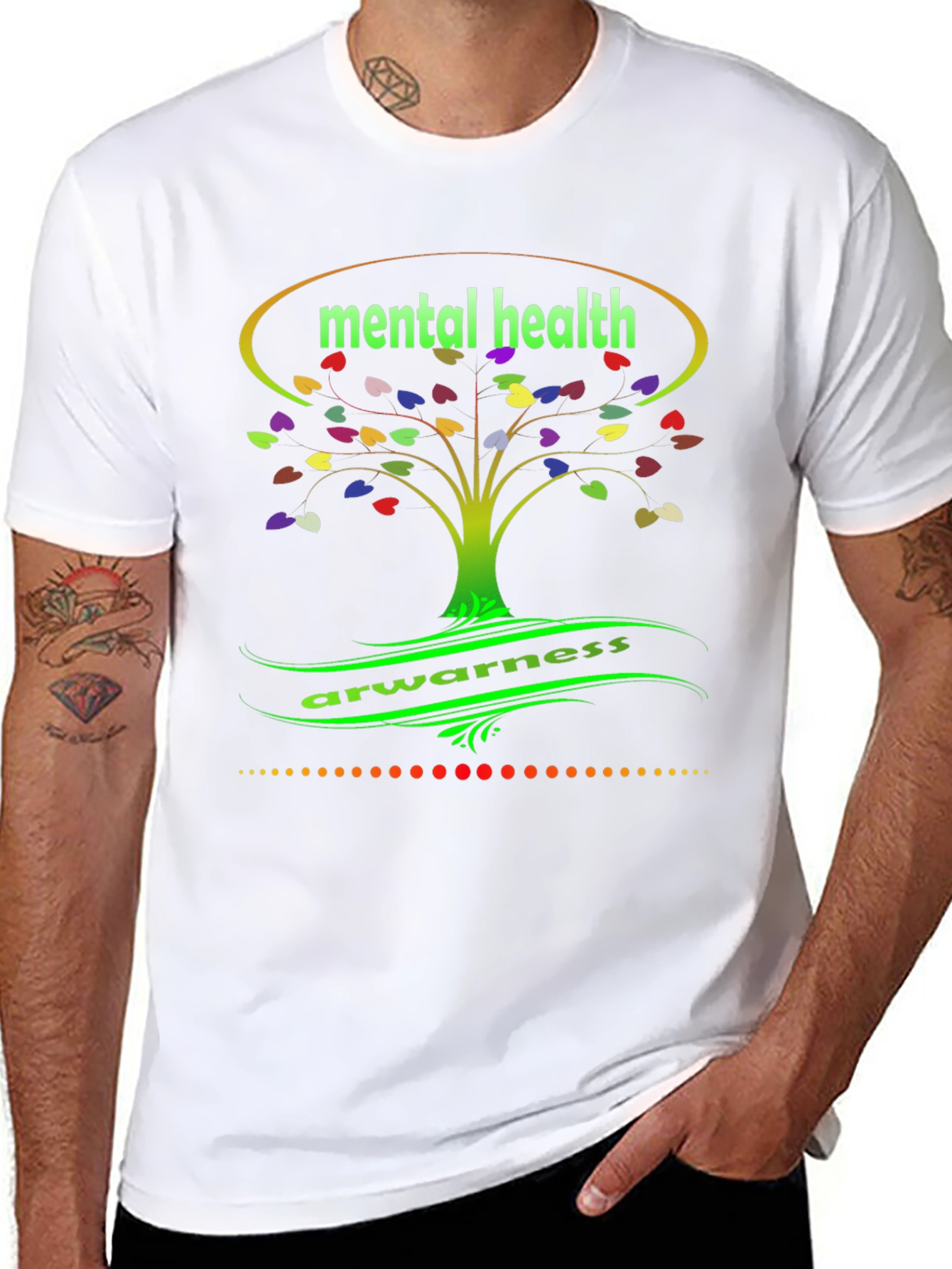 Mental Health Awareness Tree T-Shirt
