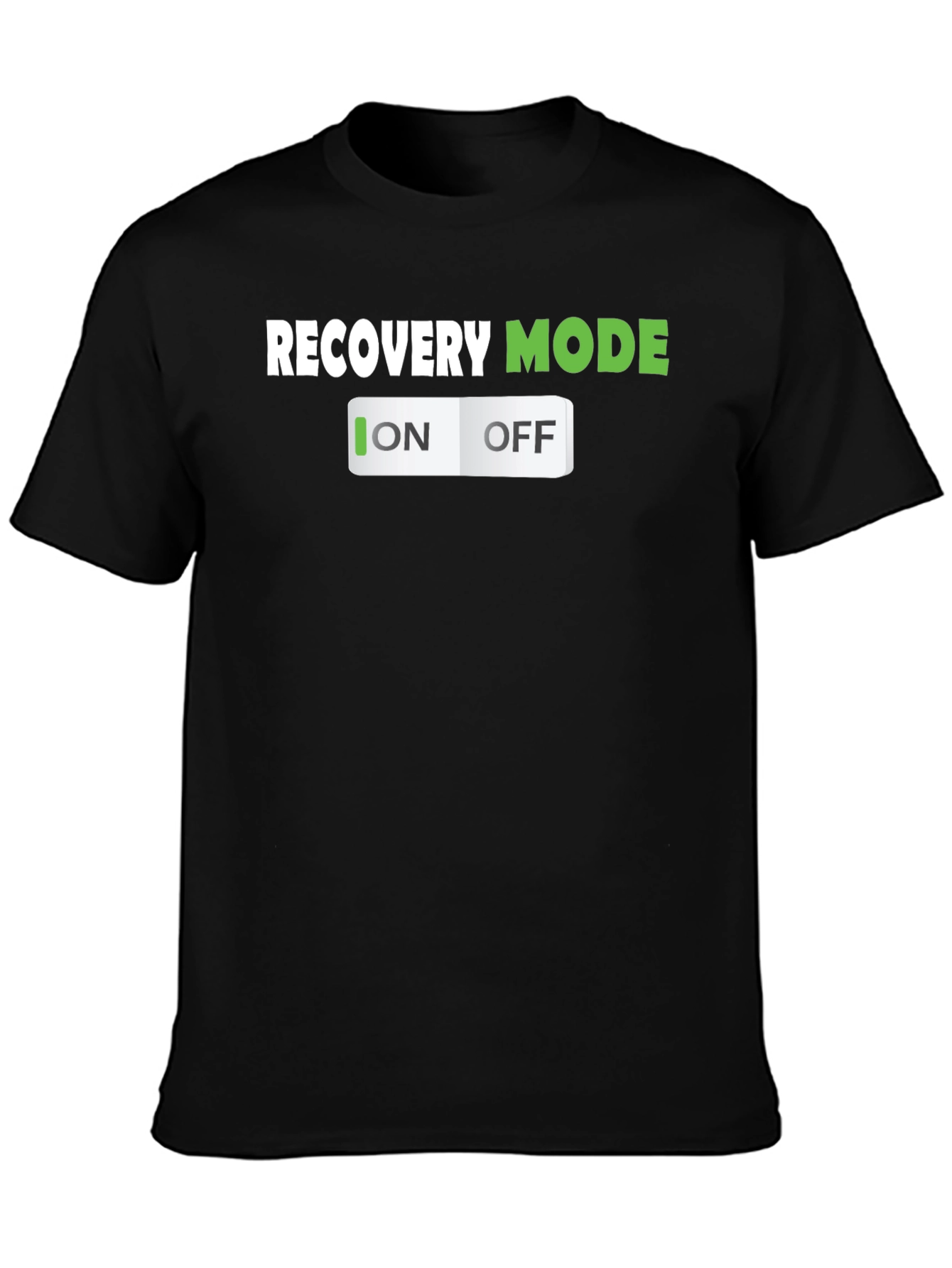 Recovery Mode On T-Shirt - Black