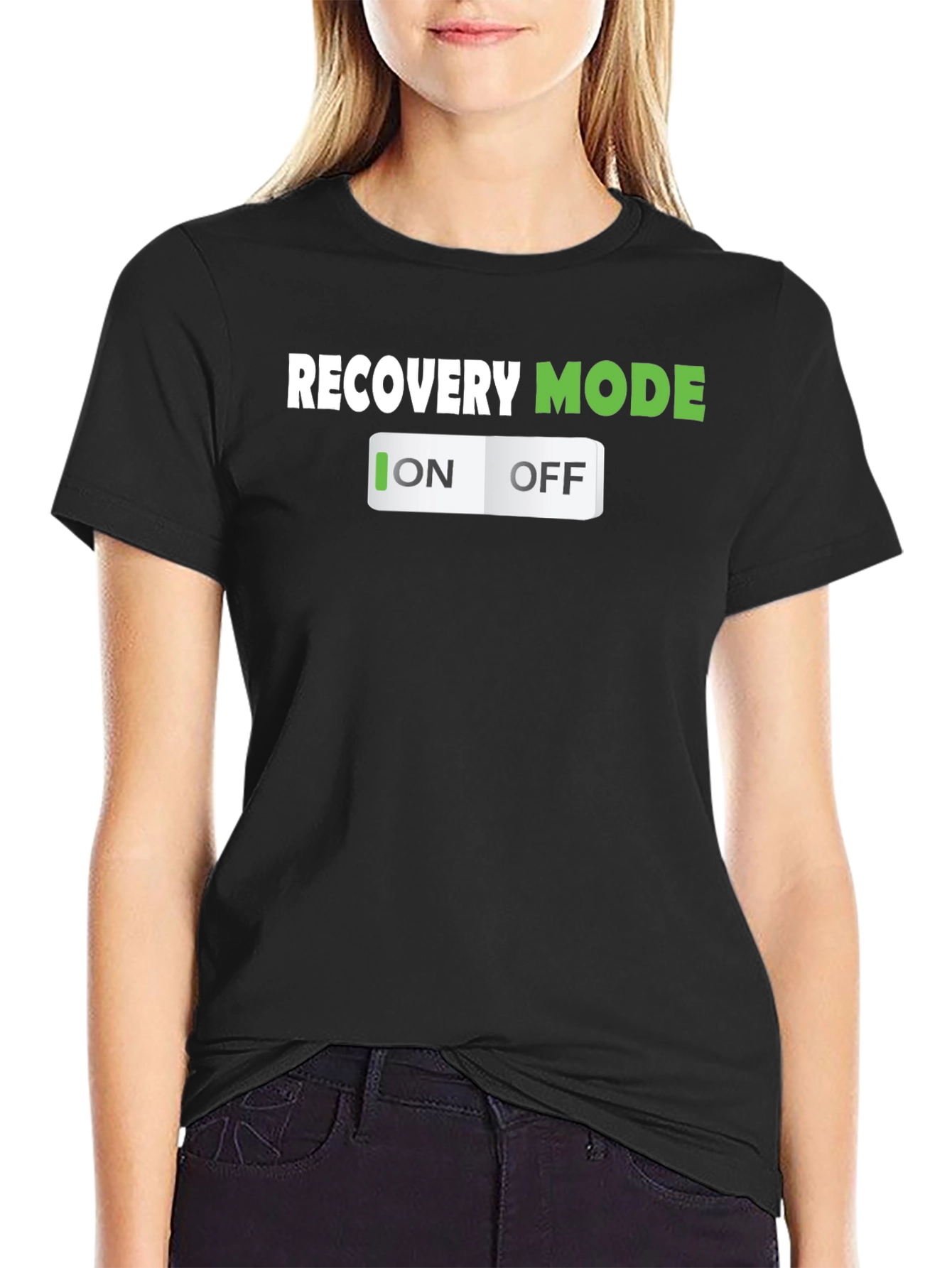Recovery Mode On T-Shirt - Black