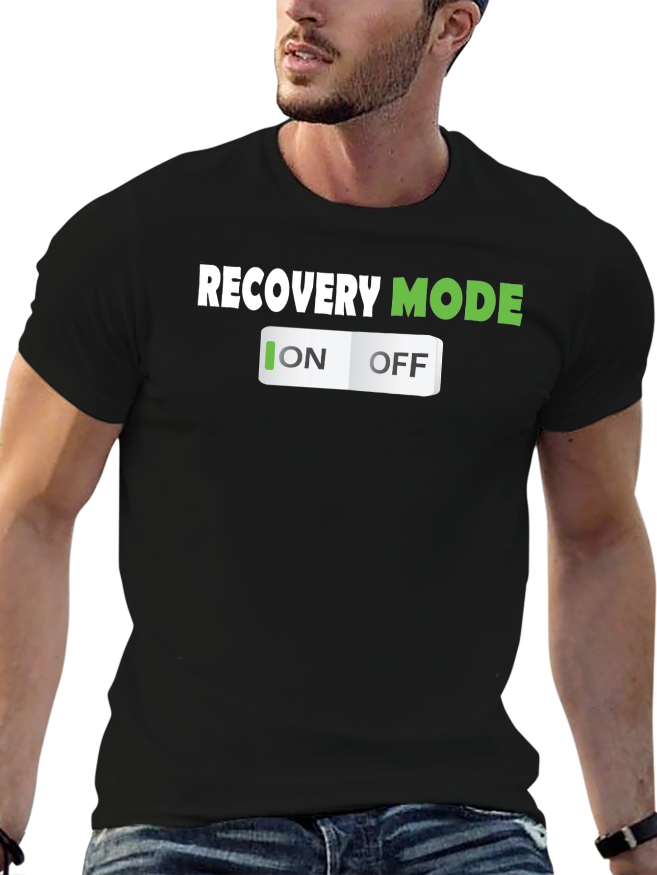 Recovery Mode On T-Shirt - Black
