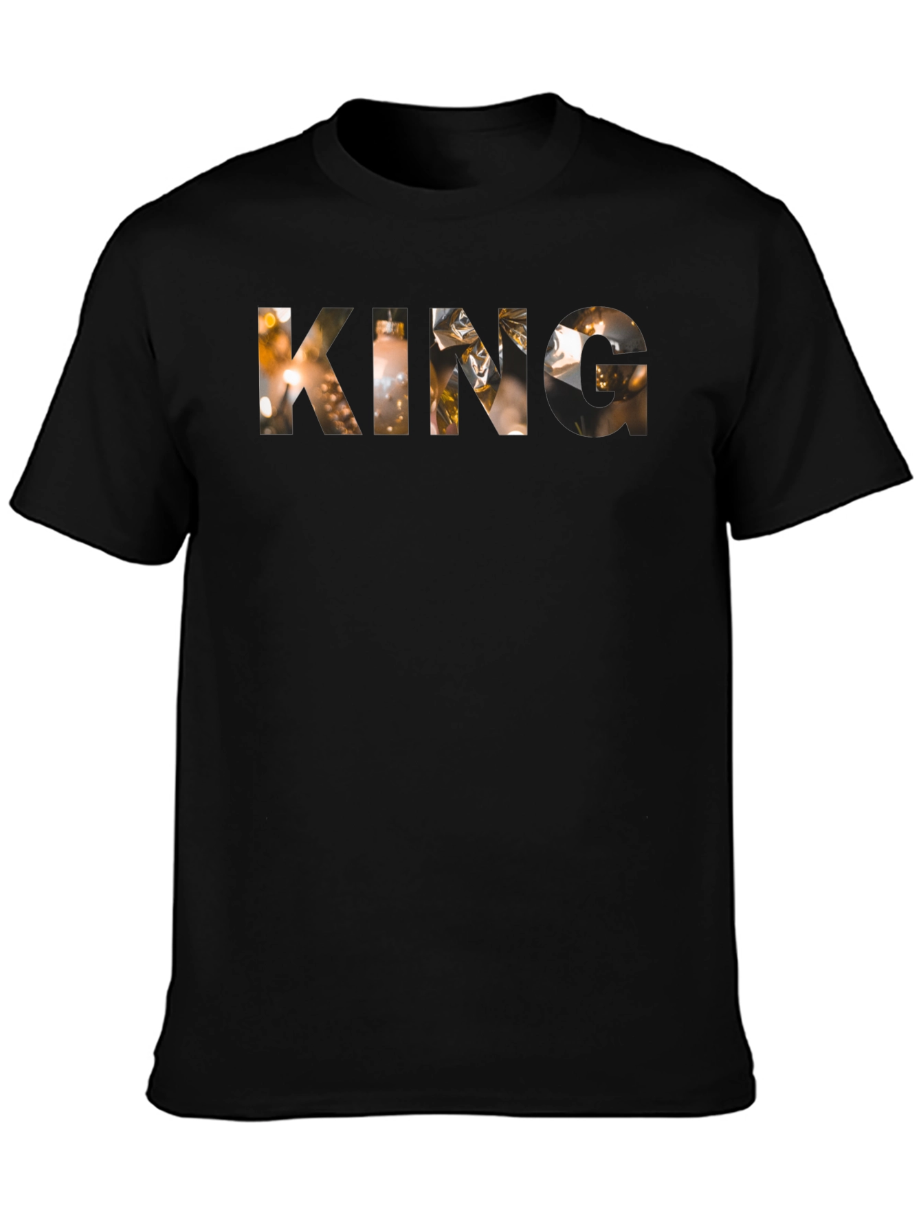 King Graphic T-Shirt - Mens Black Tee