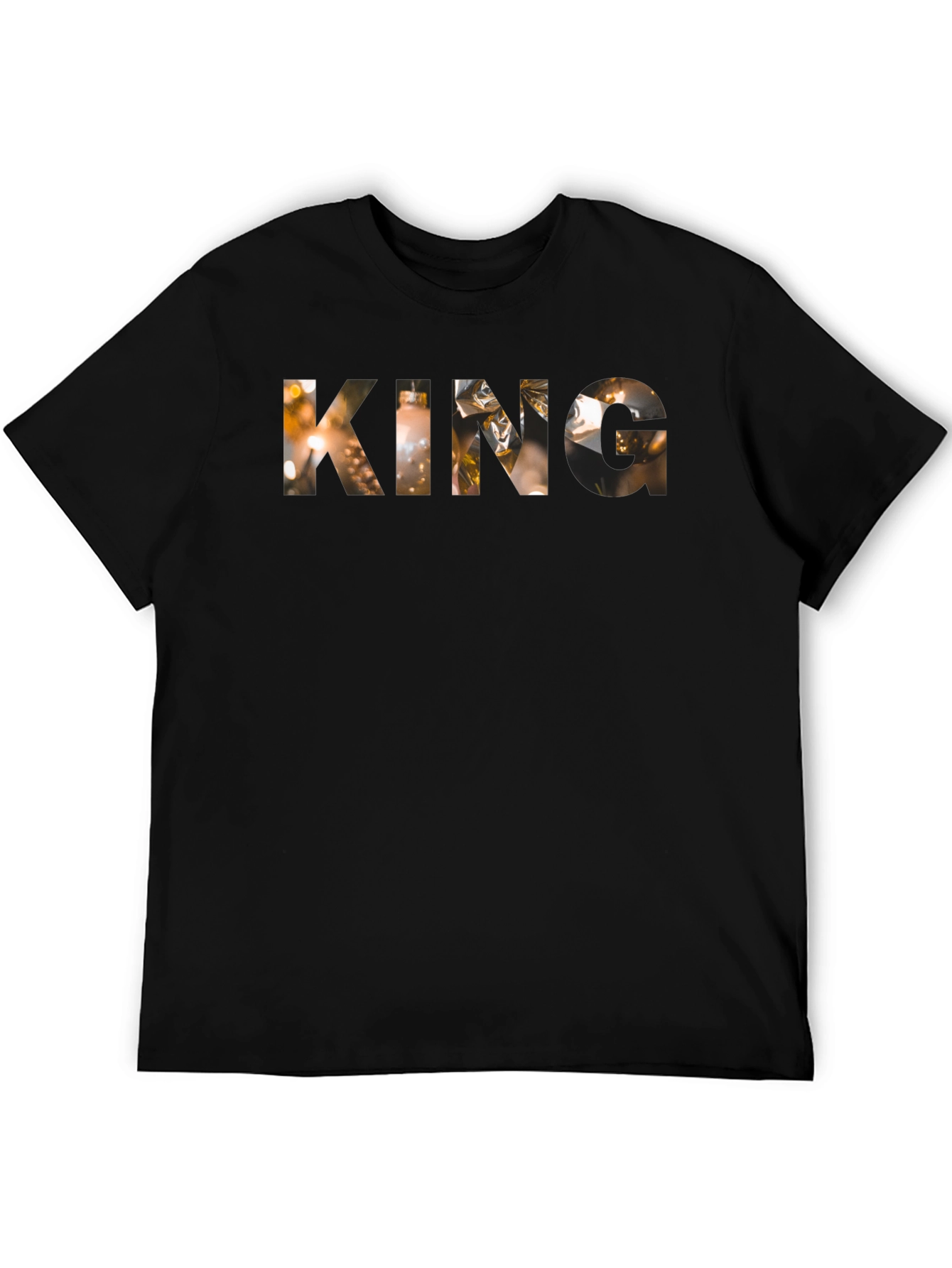 King Graphic T-Shirt - Mens Black Tee