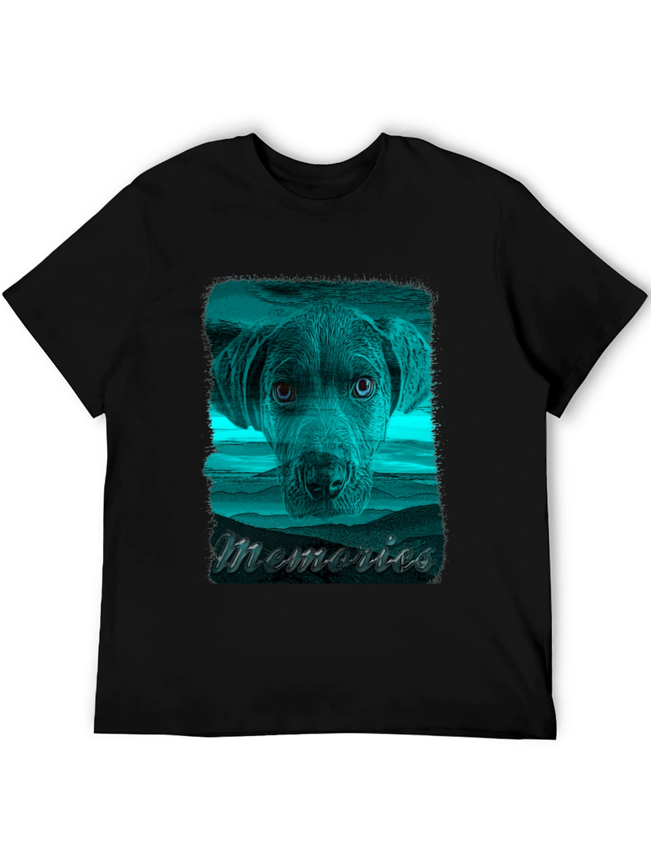 Memories Dog Graphic Tee - Stylish Comfort