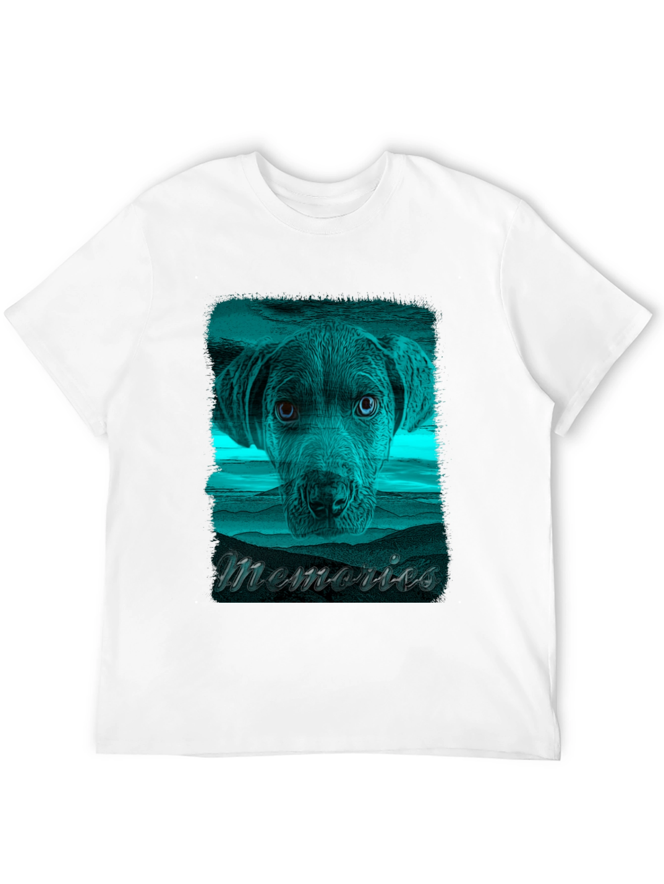 Memories Dog Graphic Tee - Stylish Comfort