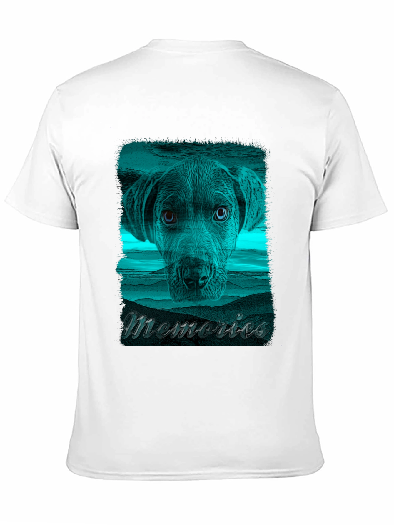 Memories Dog Graphic Tee - Stylish Comfort
