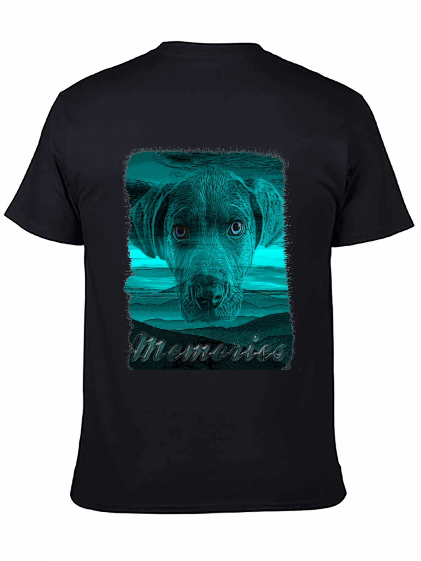 Memories Dog Graphic Tee - Stylish Comfort