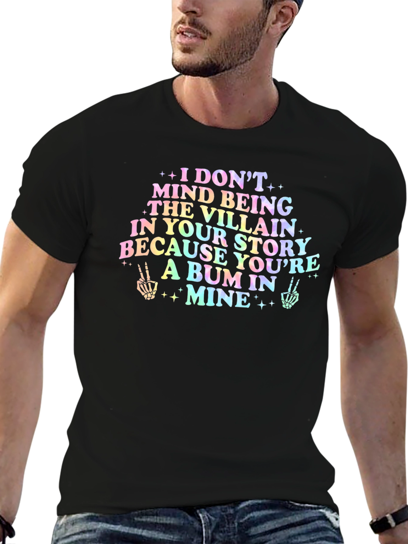 Villain Tee - A Bum In Mine Graphic T-Shirt