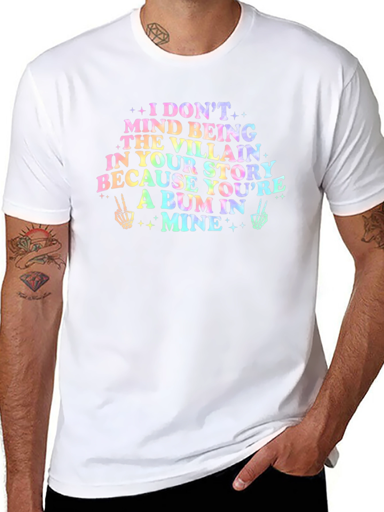 Villain Tee - A Bum In Mine Graphic T-Shirt
