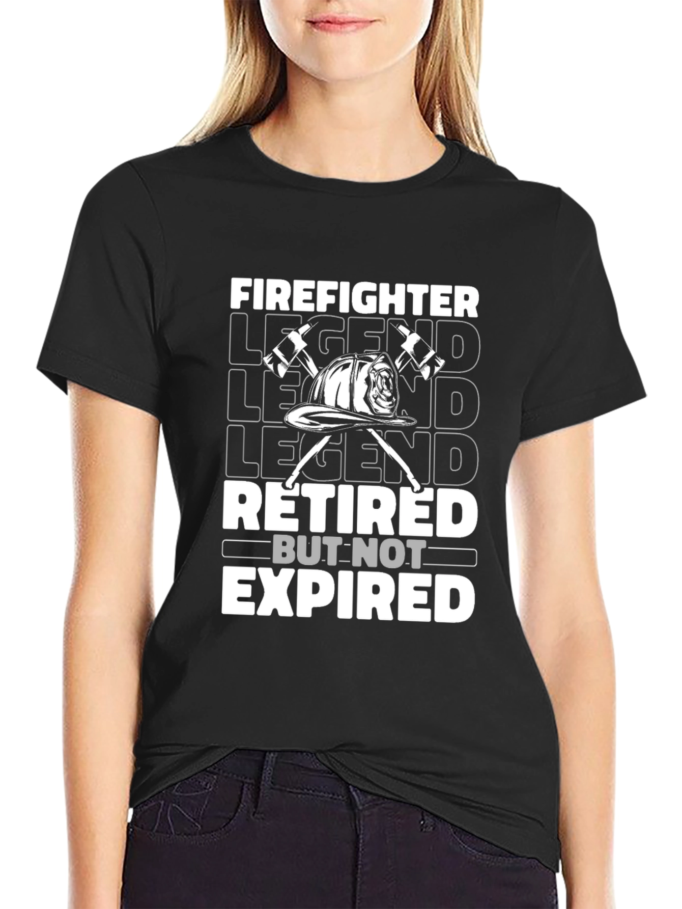 Firefighter Legend Retired But Not Expired T-Shirt