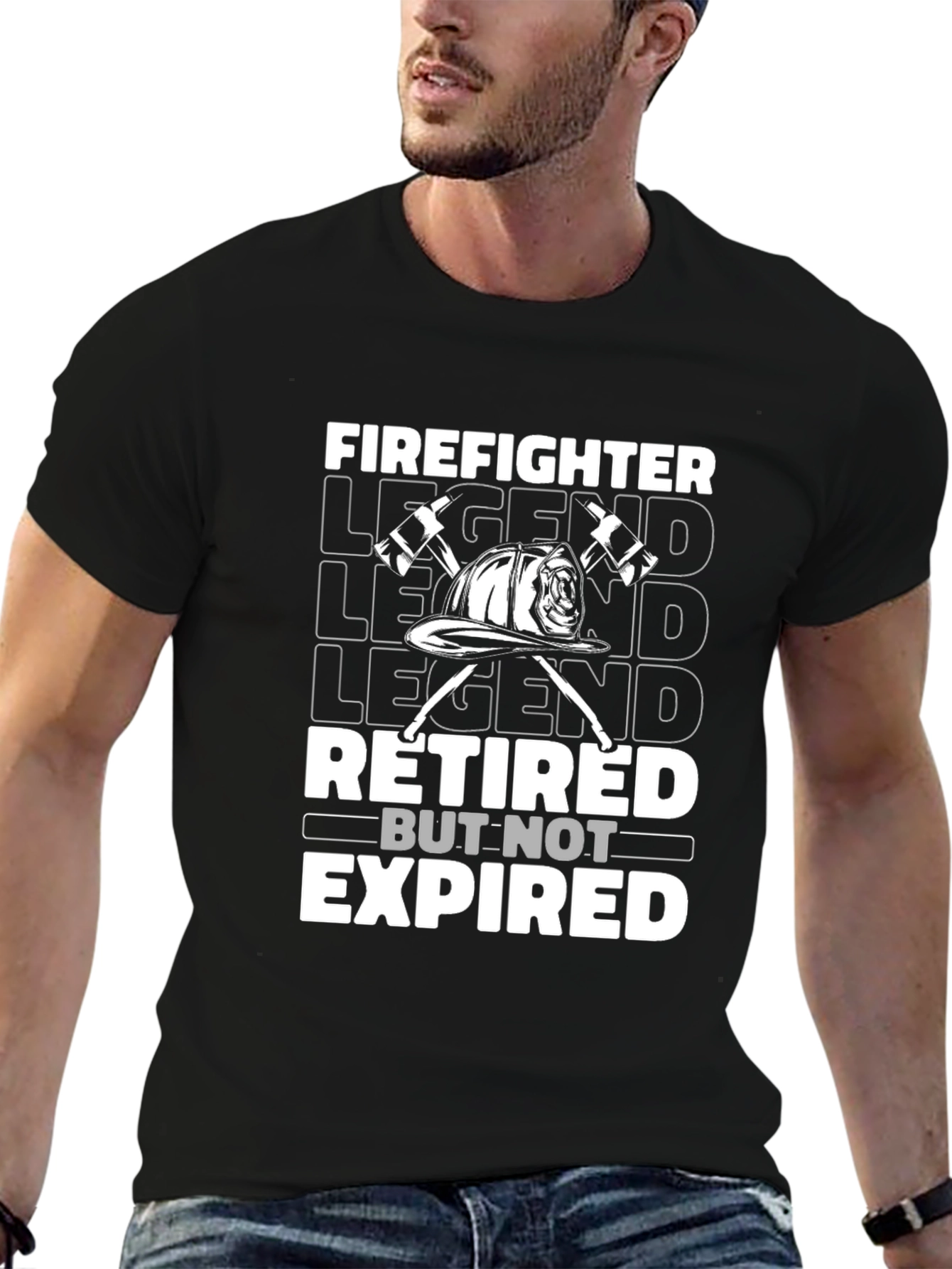 Firefighter Legend Retired But Not Expired T-Shirt