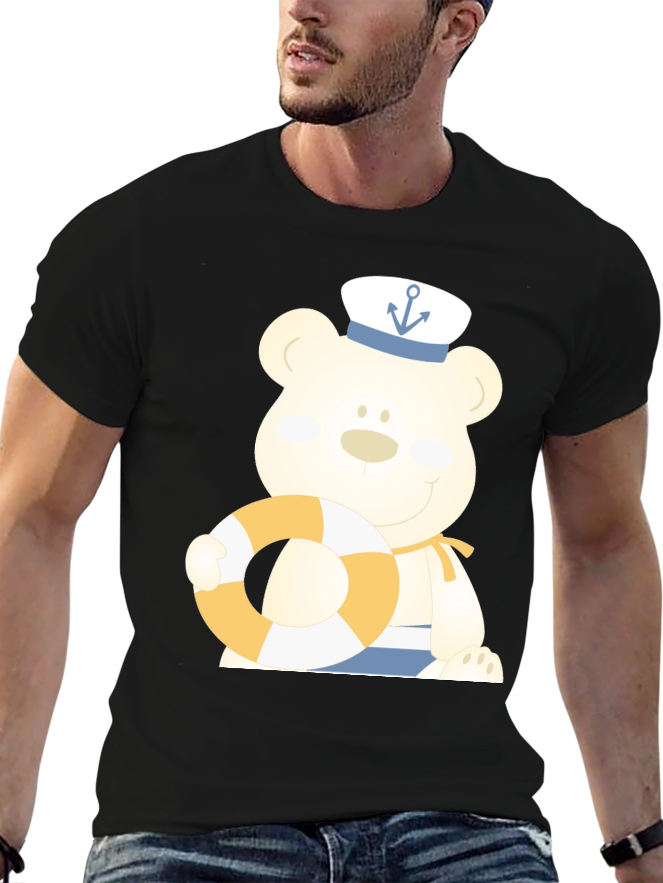 Sailor Bear T-Shirt - Nautical Style