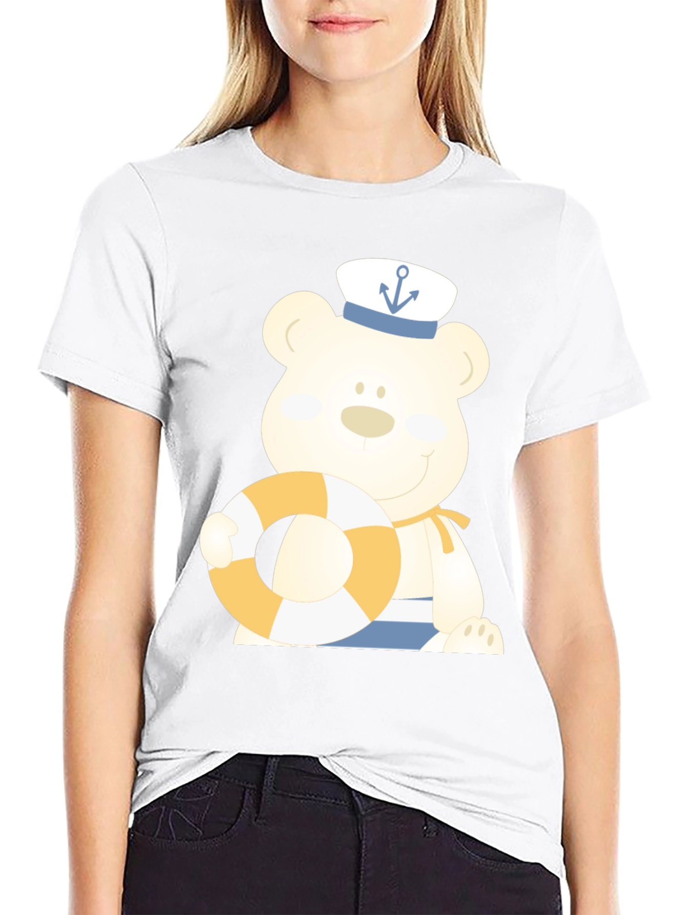 Sailor Bear T-Shirt - Nautical Style