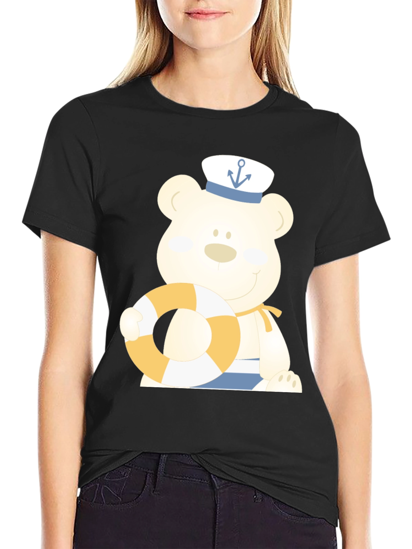 Sailor Bear T-Shirt - Nautical Style