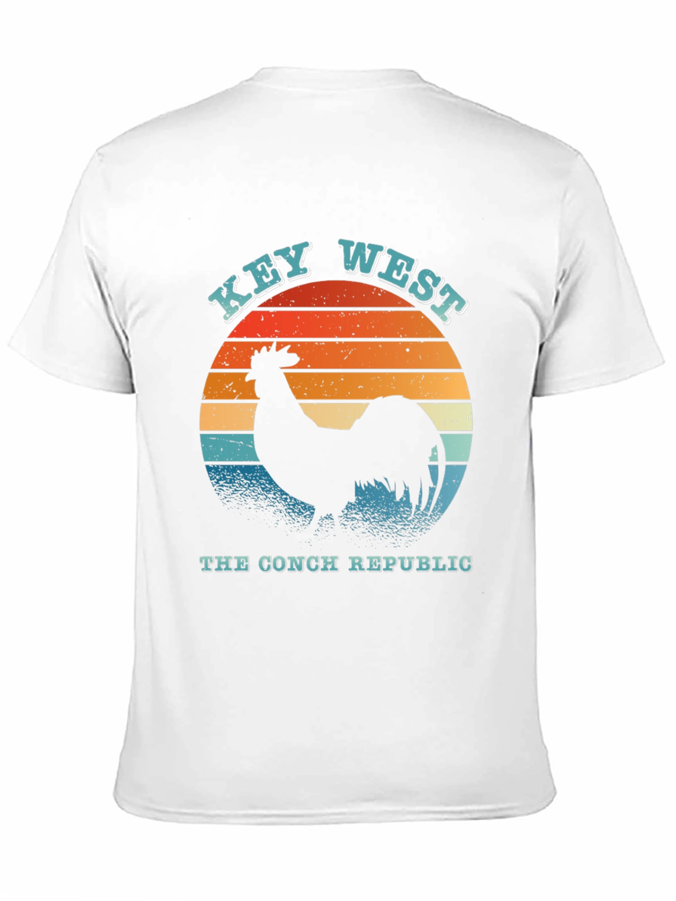 Key West Conch Republic Retro Graphic T-Shirt