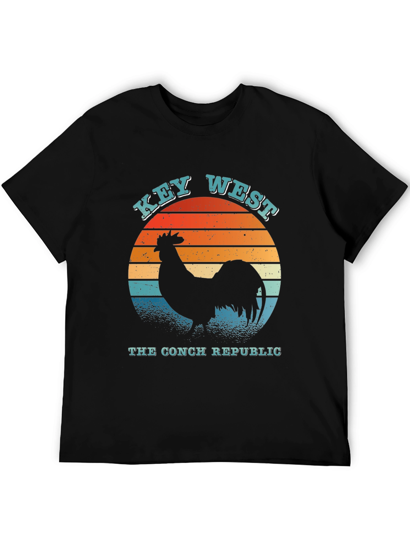 Key West Conch Republic Retro Graphic T-Shirt