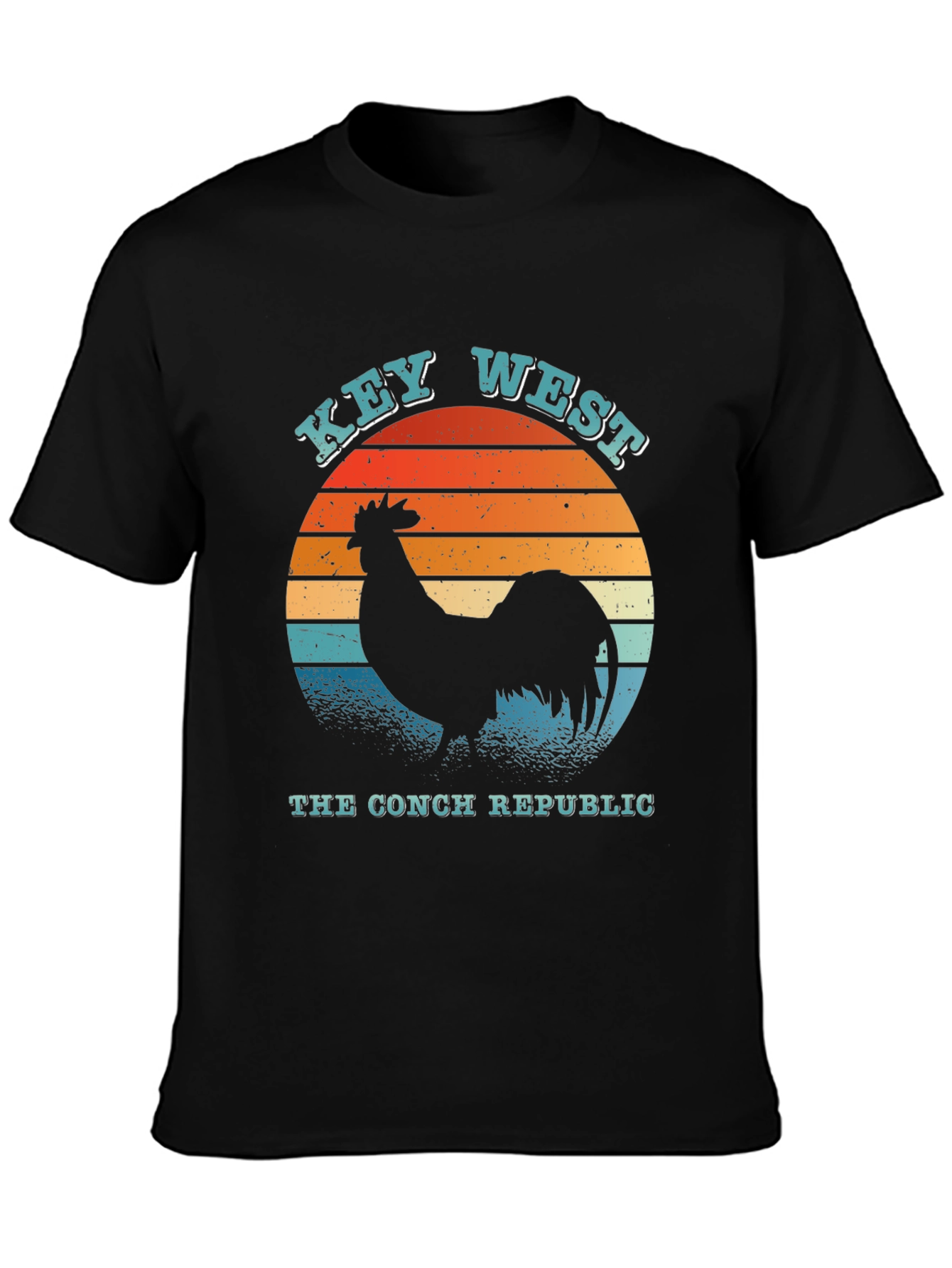 Key West Conch Republic Retro Graphic T-Shirt