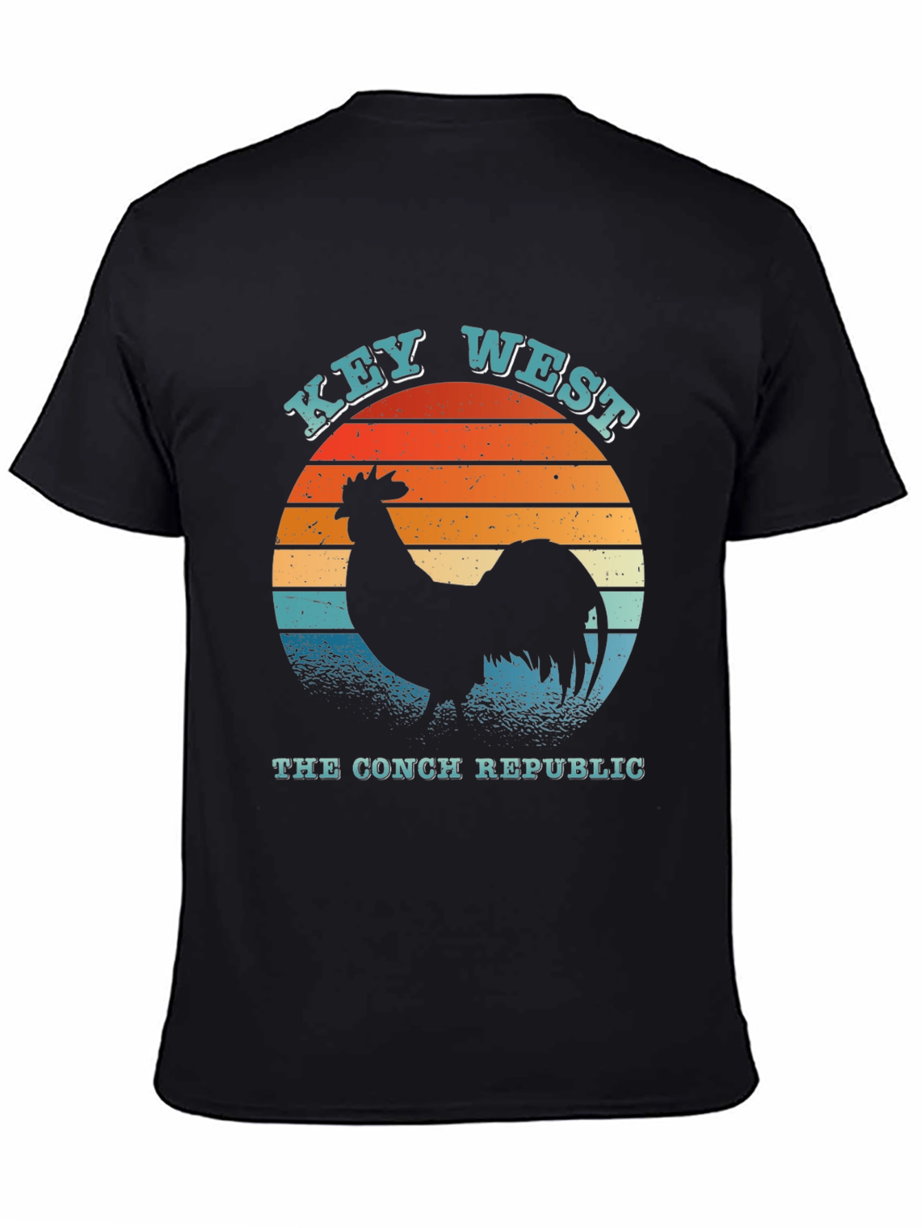 Key West Conch Republic Retro Graphic T-Shirt