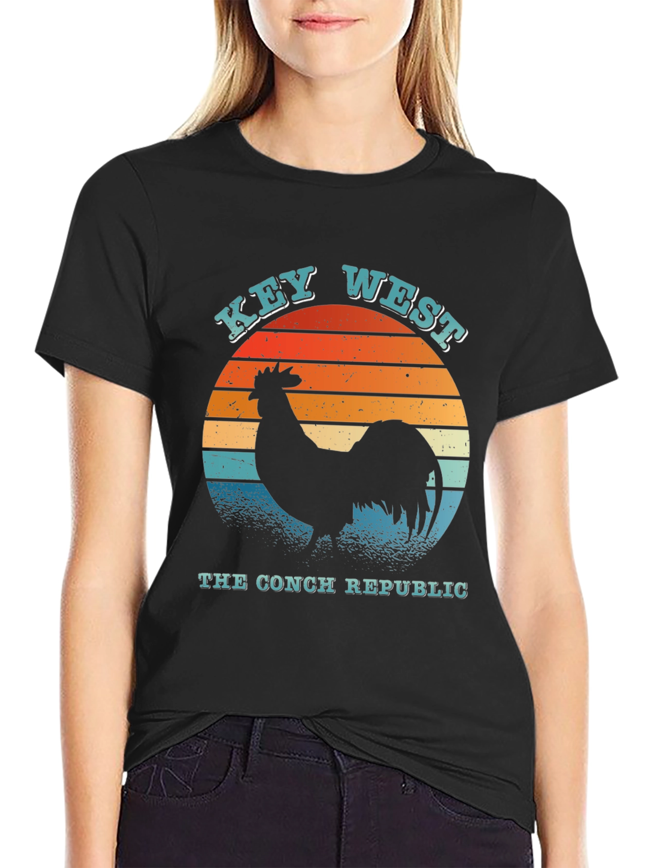 Key West Conch Republic Retro Graphic T-Shirt
