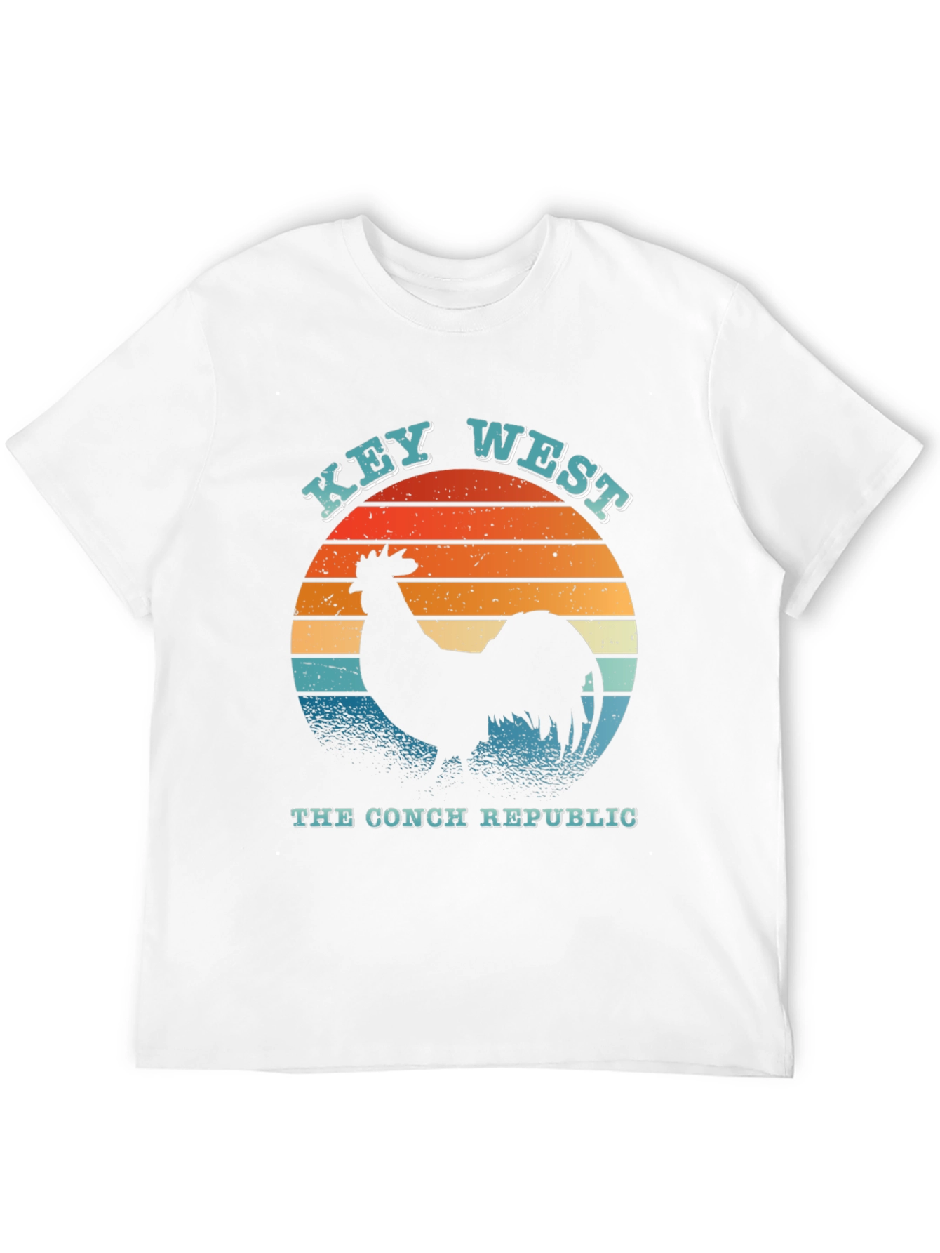 Key West Conch Republic Retro Graphic T-Shirt
