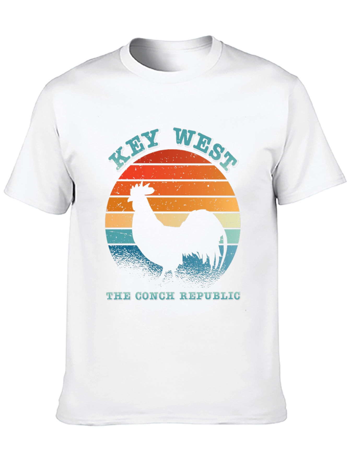 Key West Conch Republic Retro Graphic T-Shirt