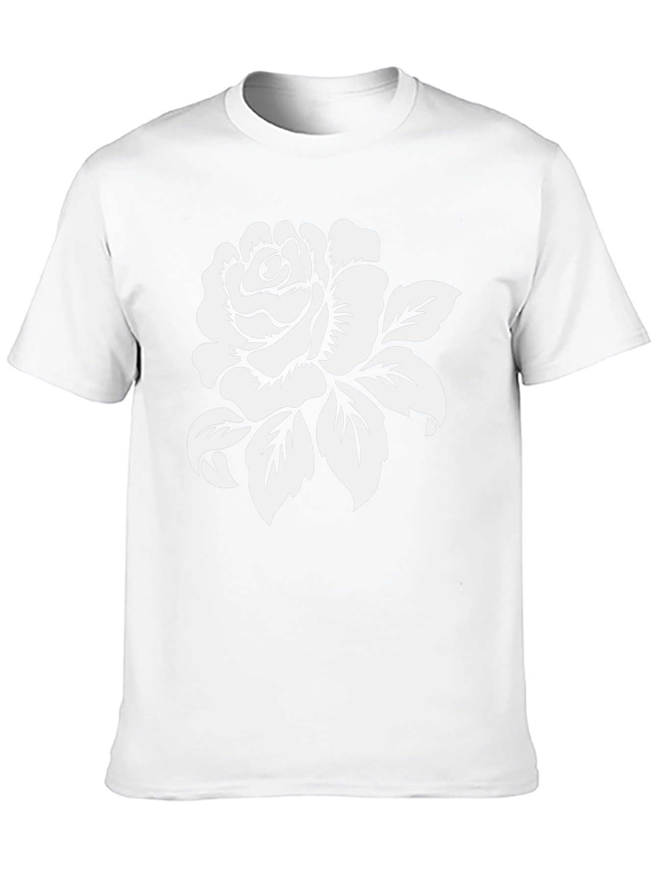 Rose Graphic Black T-Shirt