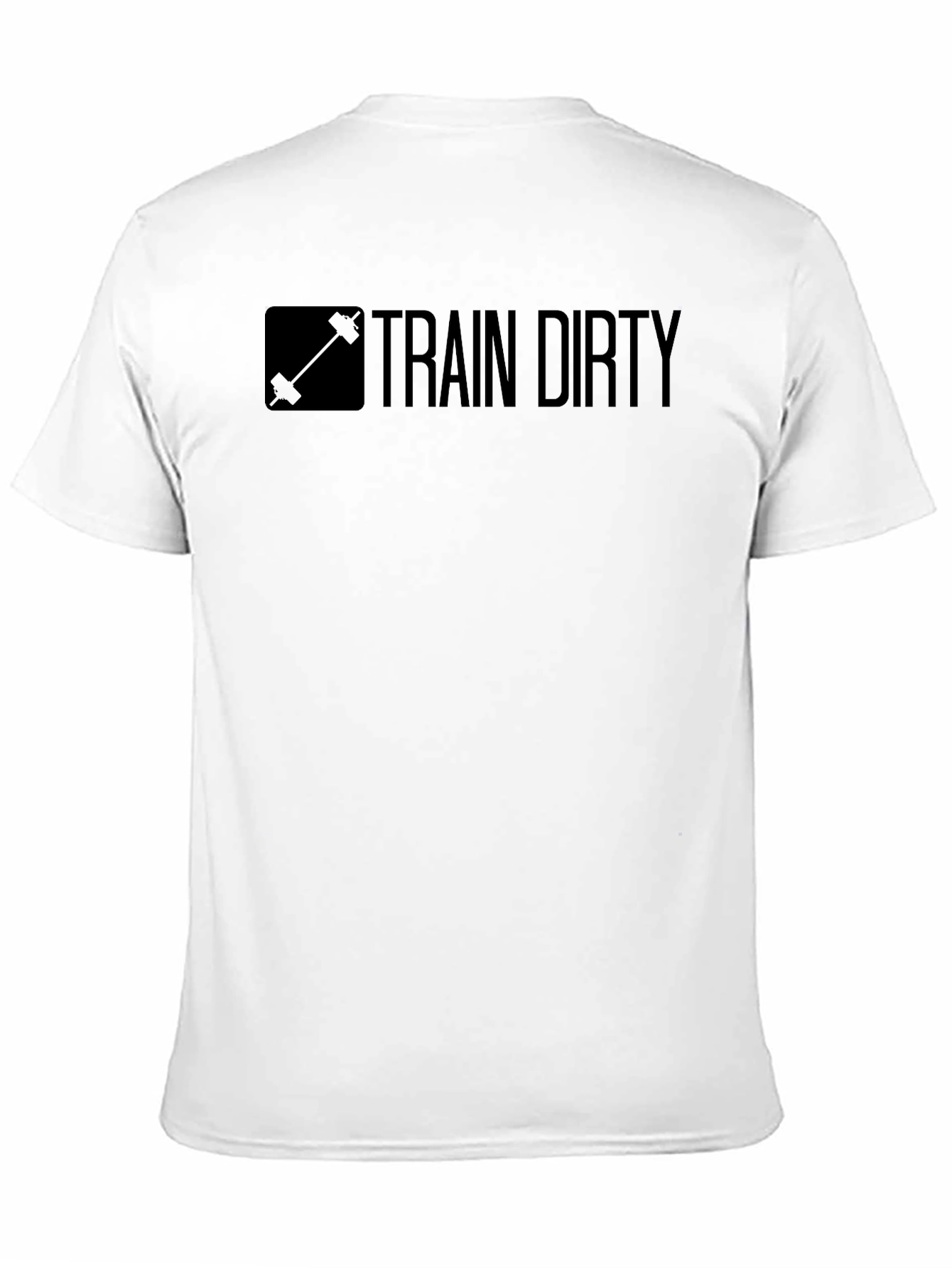 Train Dirty Black Graphic T-Shirt