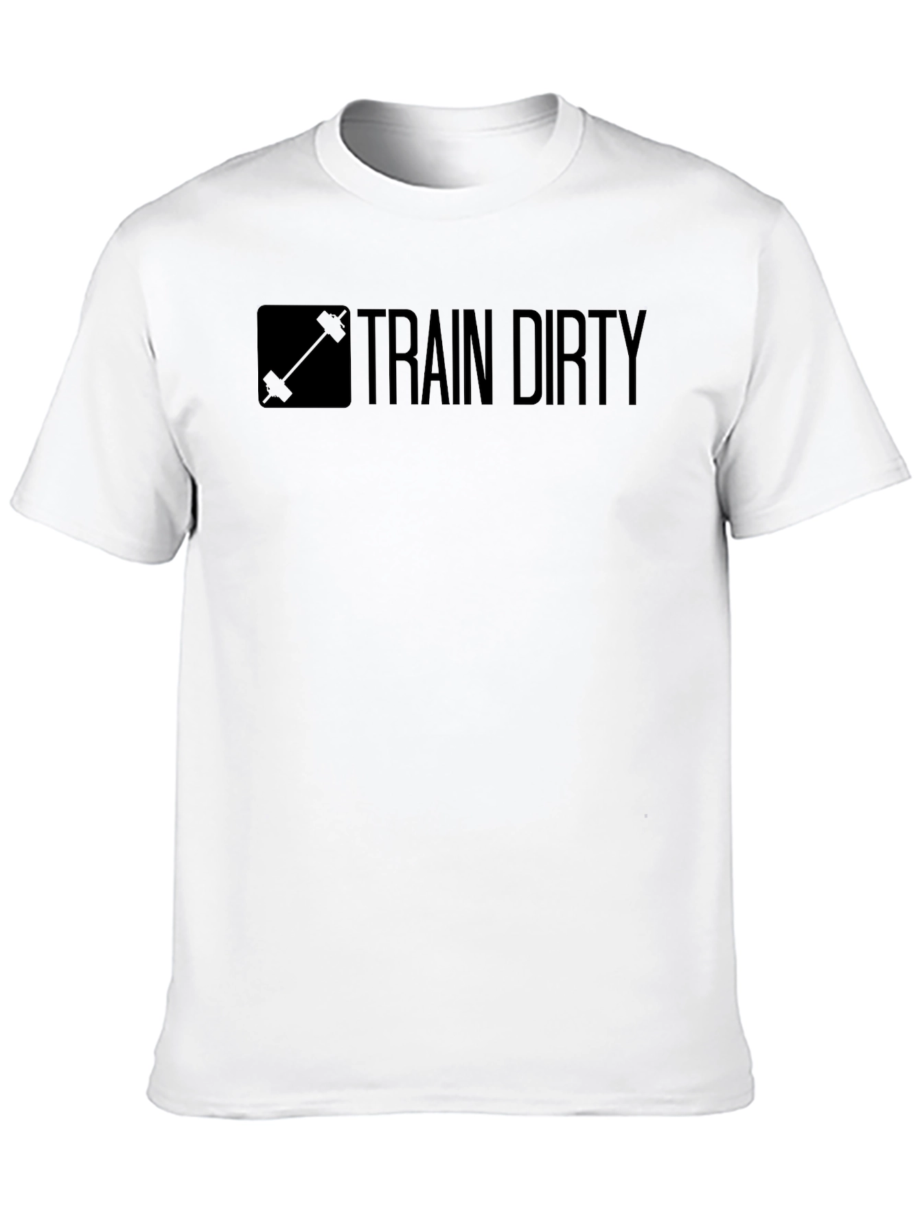 Train Dirty Black Graphic T-Shirt