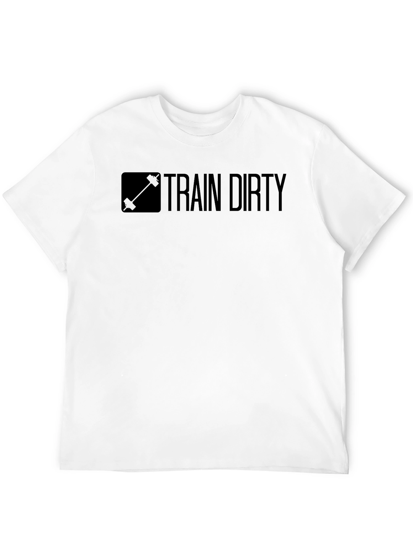 Train Dirty Black Graphic T-Shirt