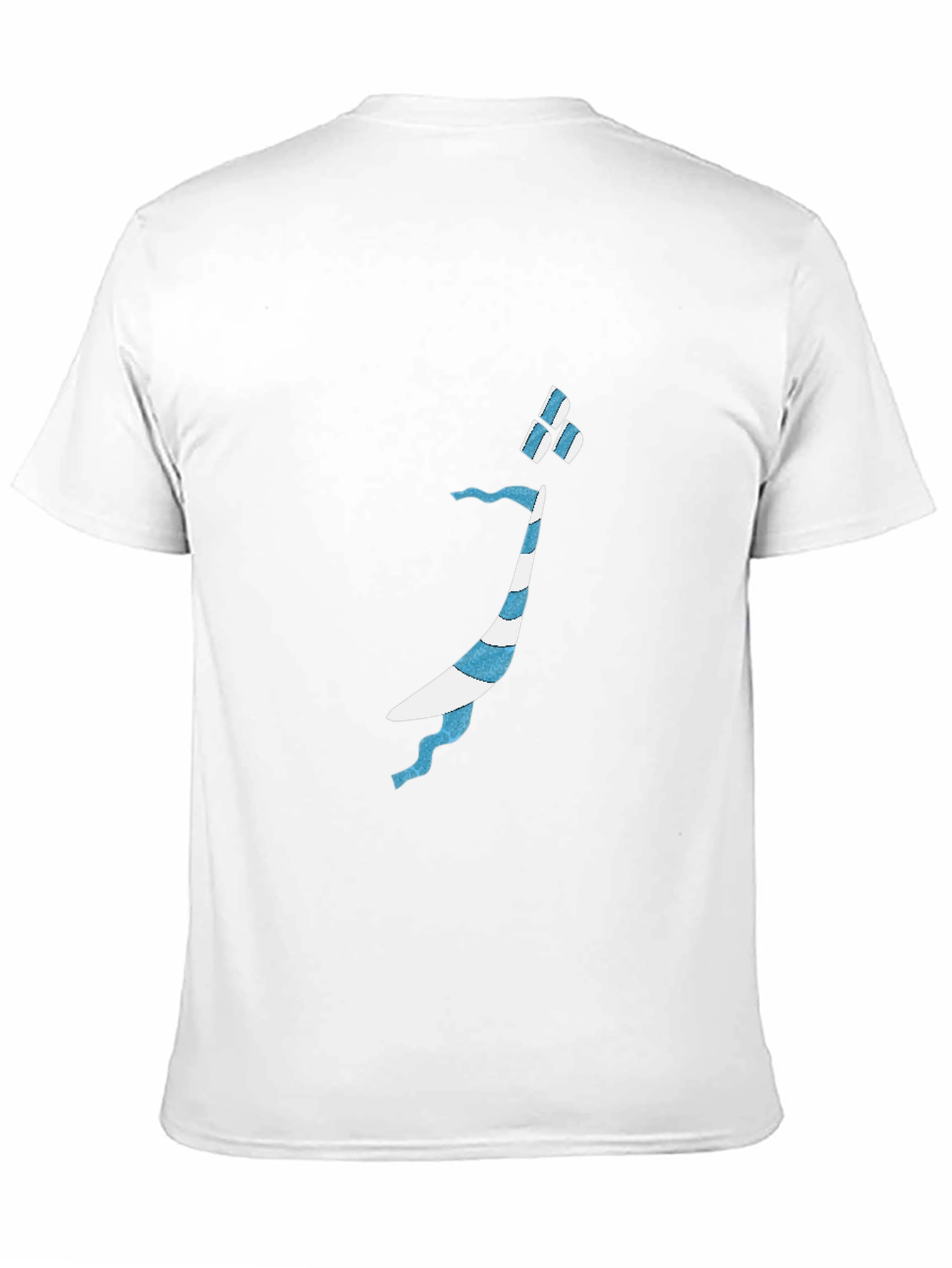 Mens Black T-Shirt with Arabic Letter Design