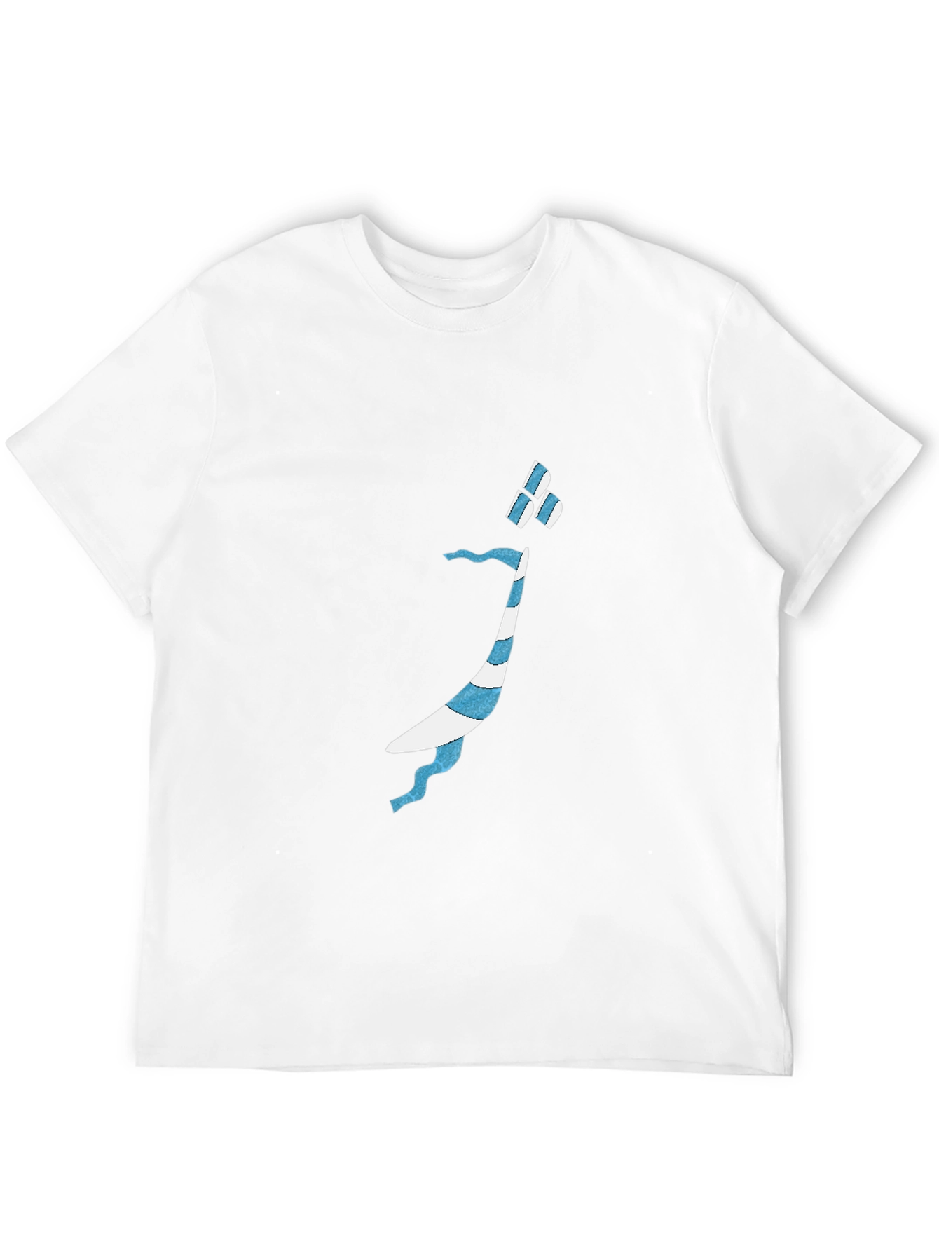 Mens Black T-Shirt with Arabic Letter Design