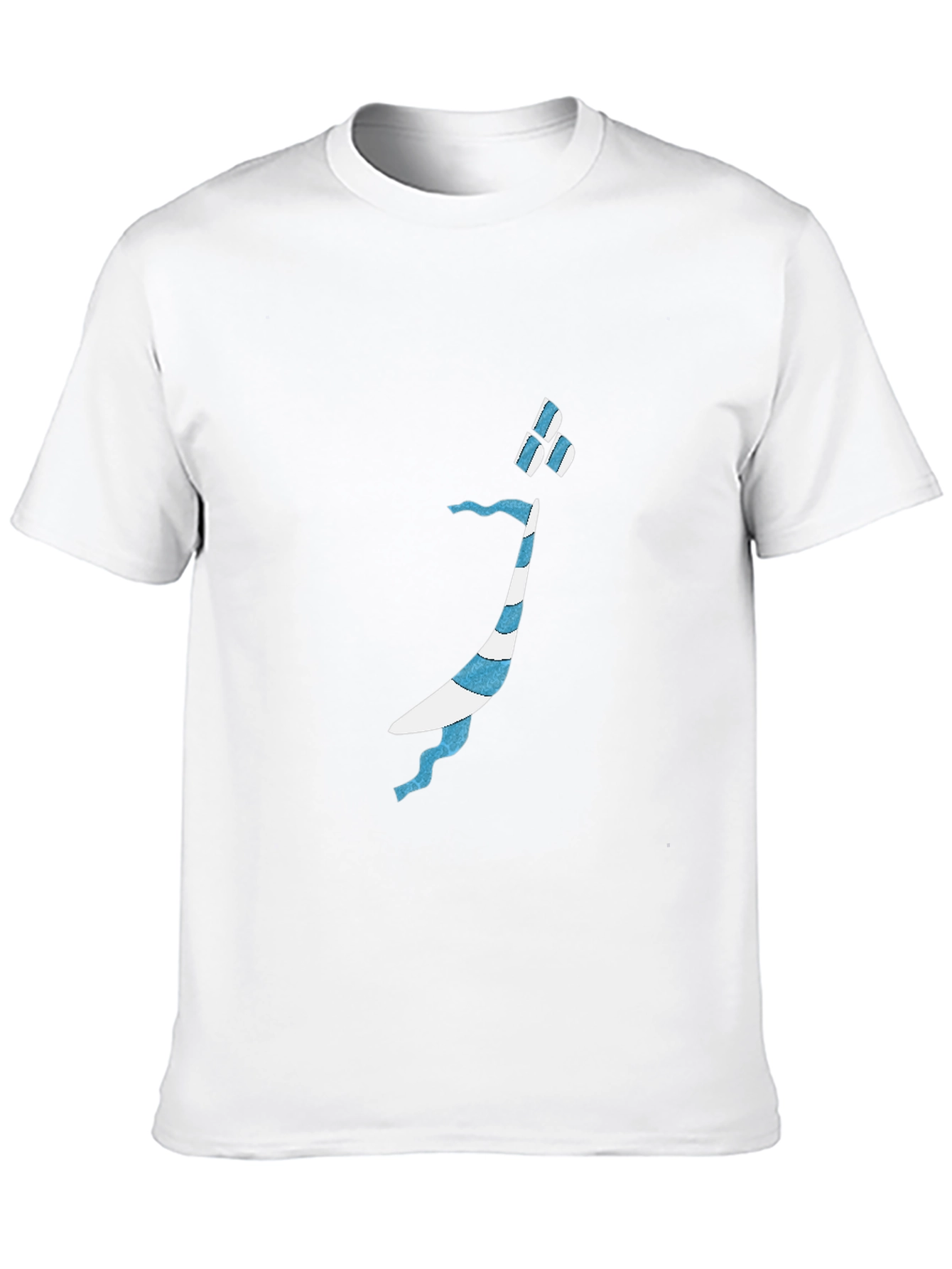 Mens Black T-Shirt with Arabic Letter Design