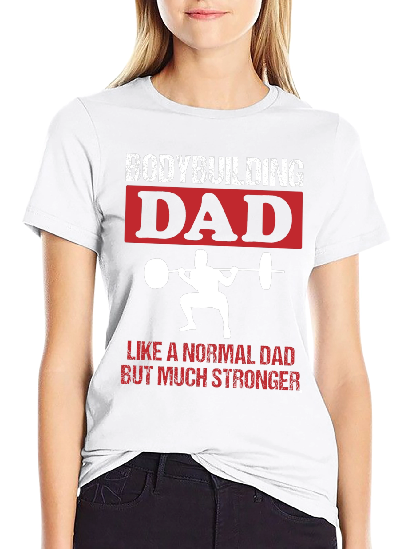 Bodybuilding Dad T-Shirt - Strong Father Gift
