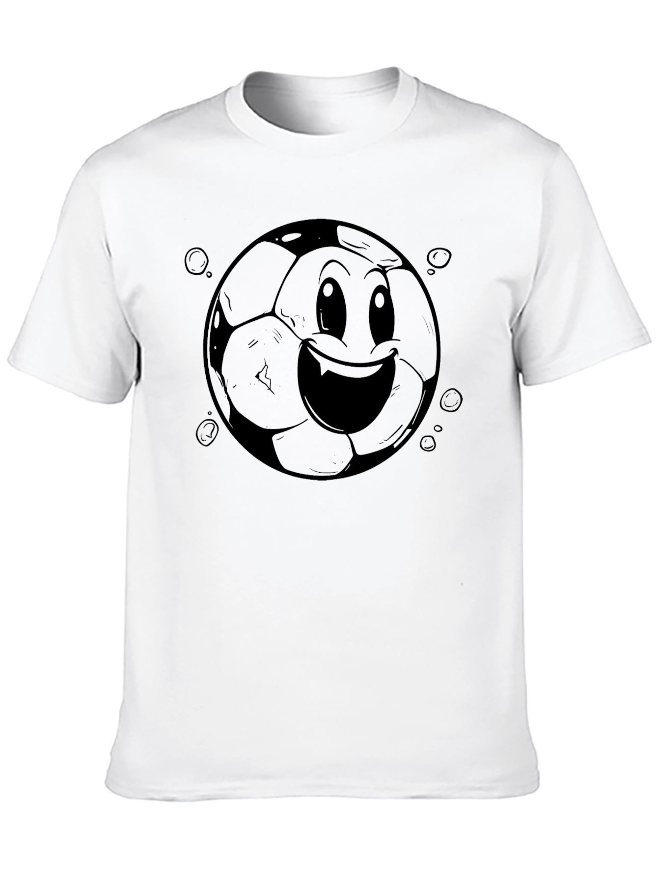 Smiley Soccer Ball Graphic Tee