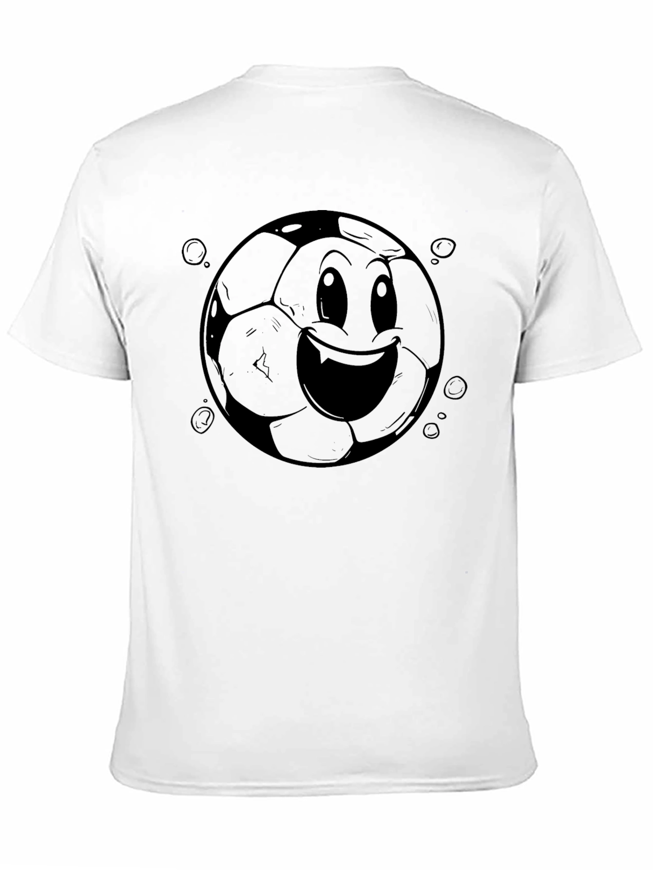 Smiley Soccer Ball Graphic Tee