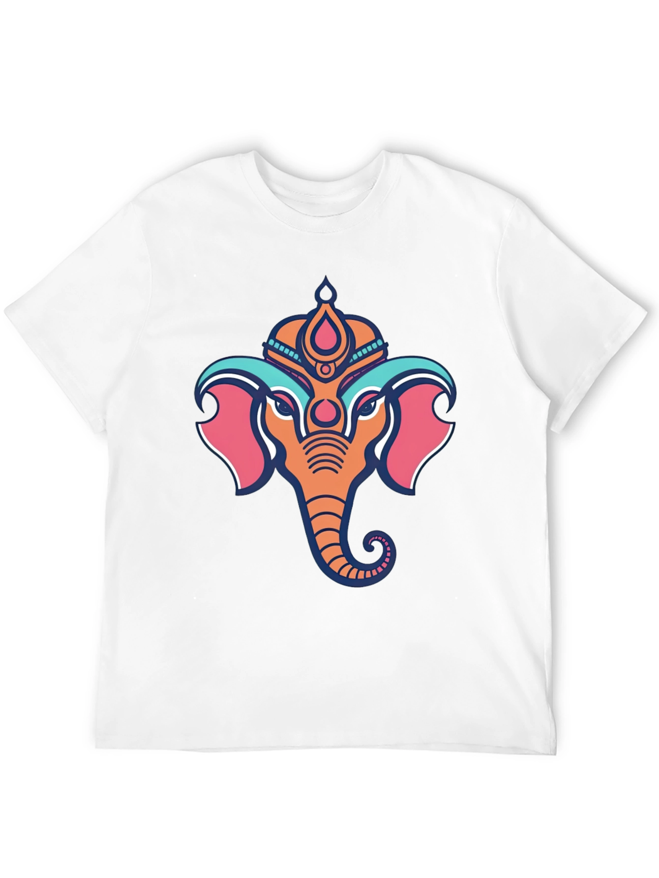 Ganesh Graphic Tee - Black Cotton T-Shirt