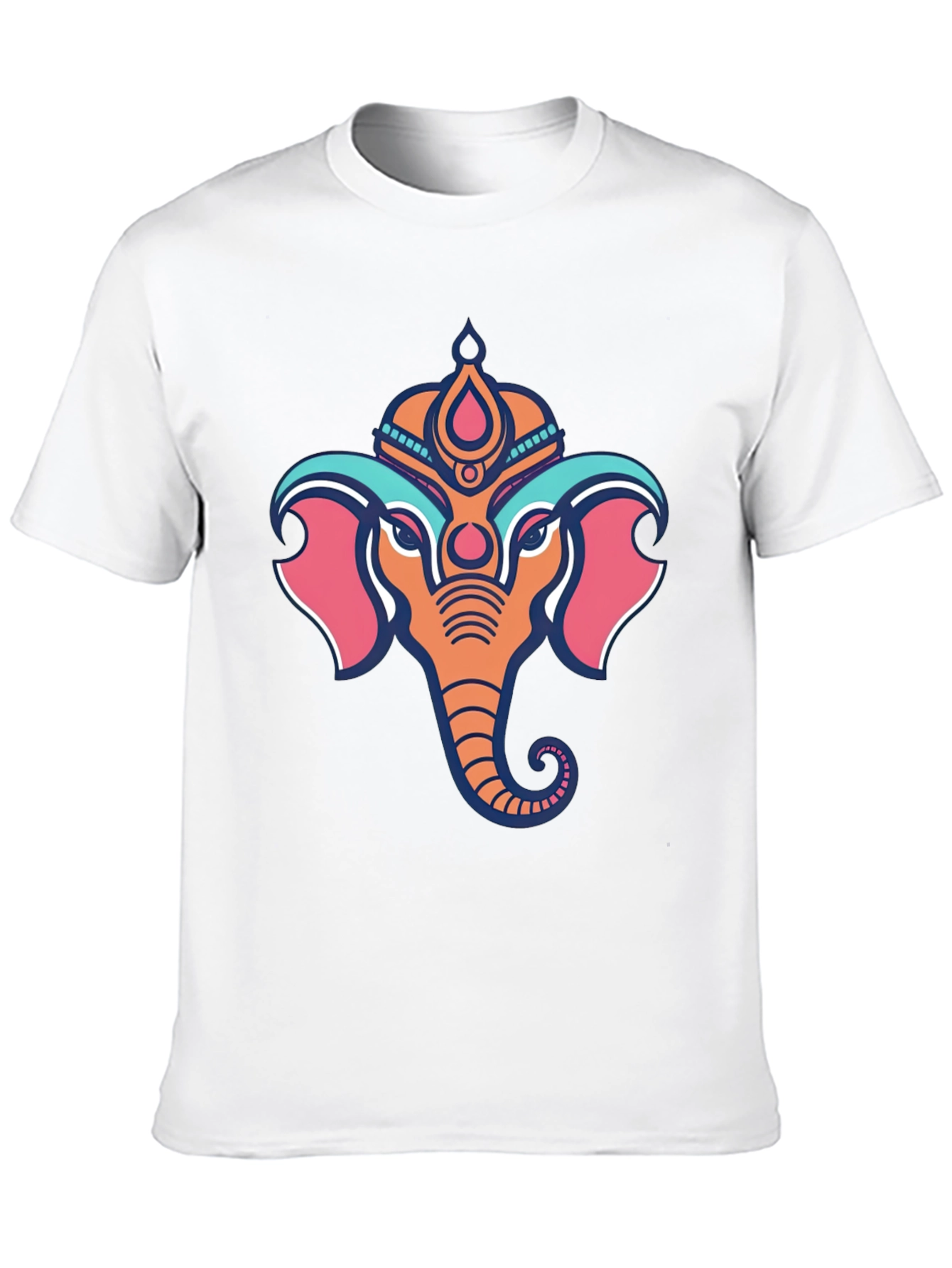 Ganesh Graphic Tee - Black Cotton T-Shirt