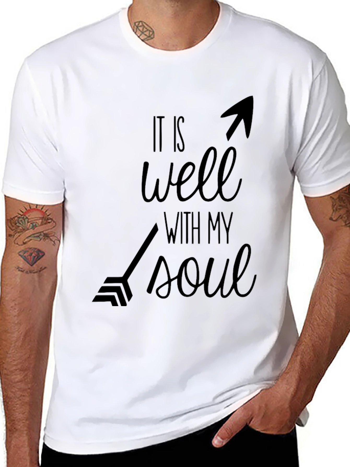 Well With My Soul Black T-Shirt
