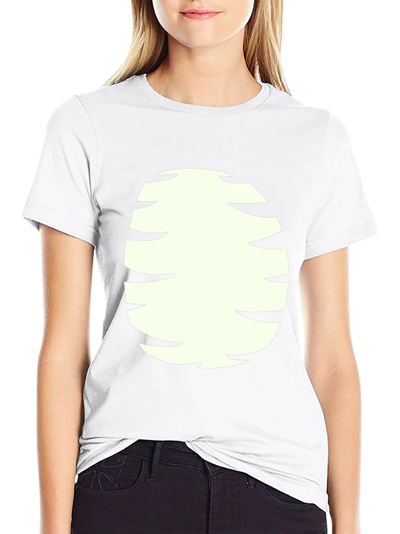 Funny Cartoon Character Belly T-Shirt