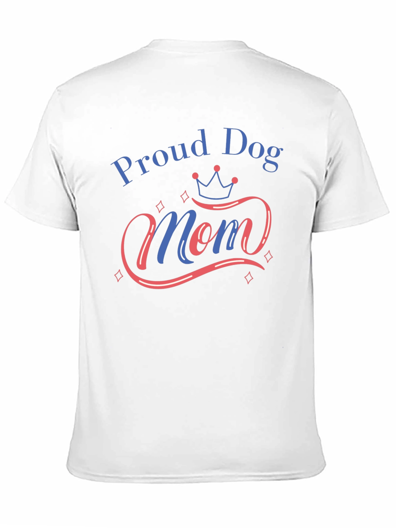 Proud Dog Mom Black T-Shirt