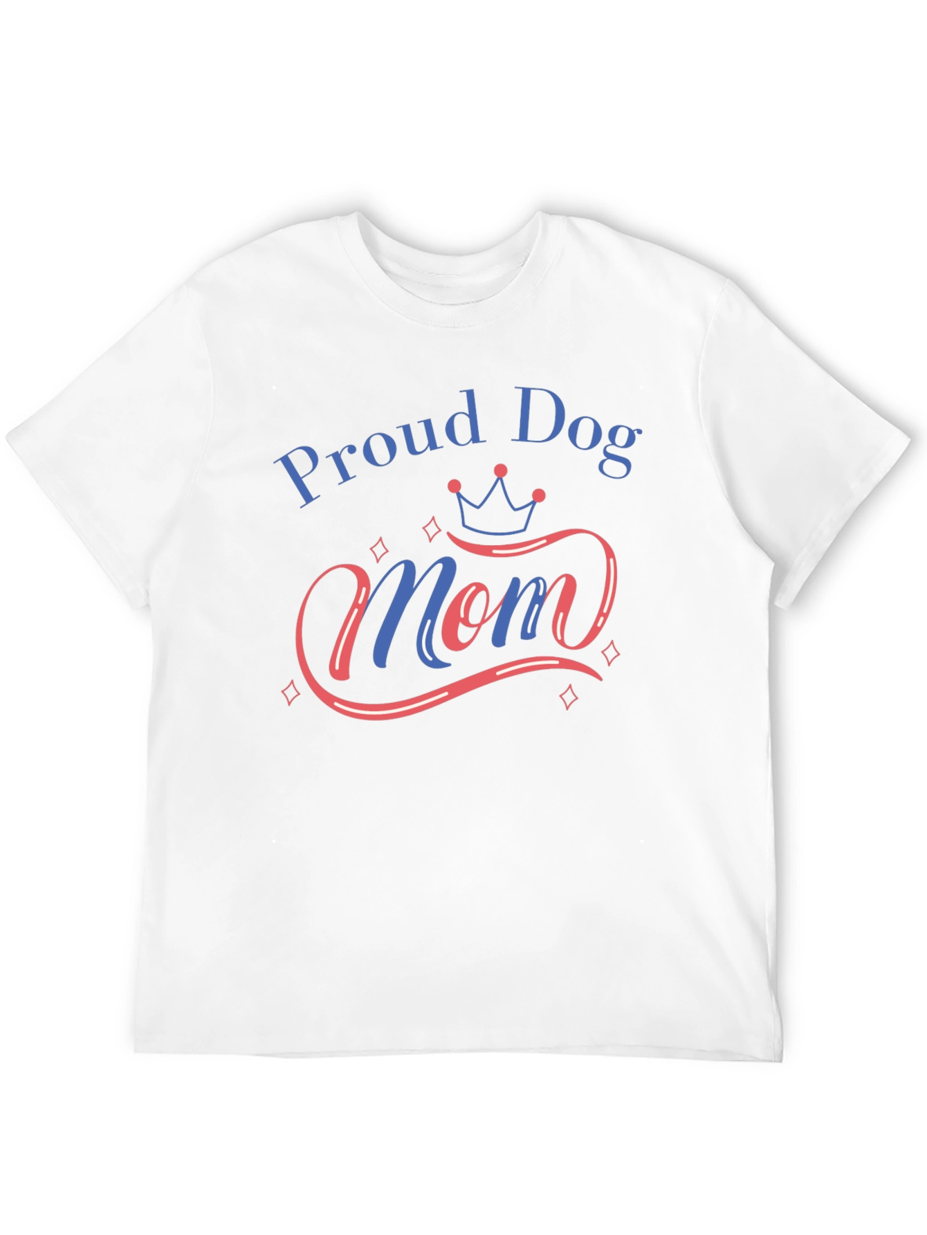 Proud Dog Mom Black T-Shirt