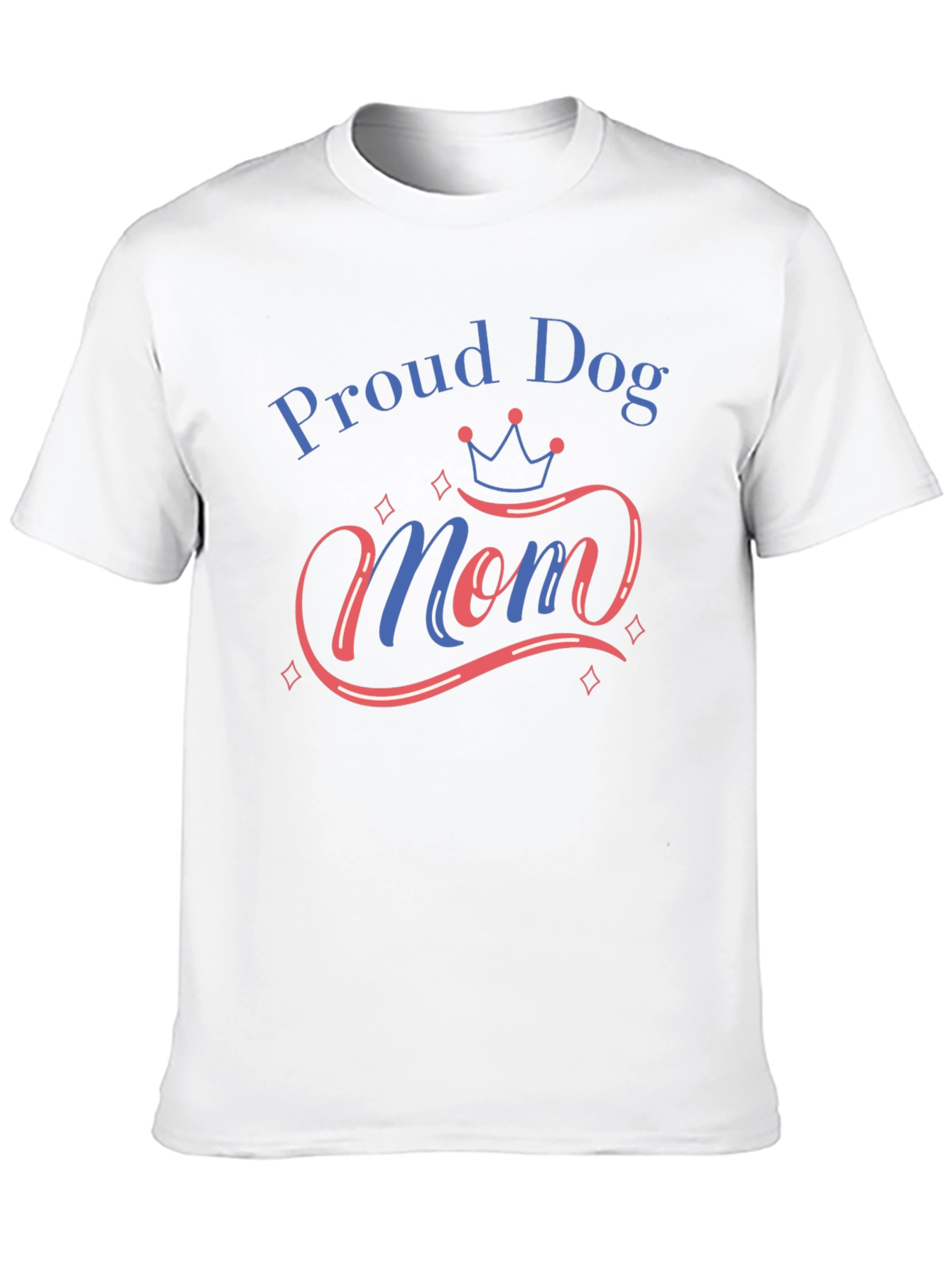 Proud Dog Mom Black T-Shirt