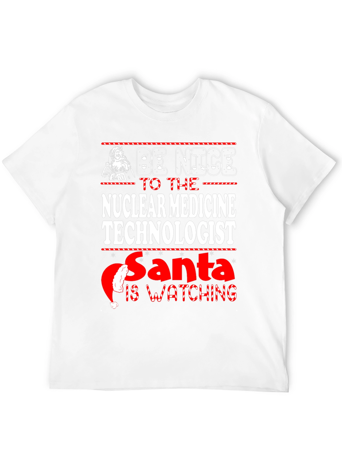 Nuclear Medicine Technologist Santa Christmas T-Shirt