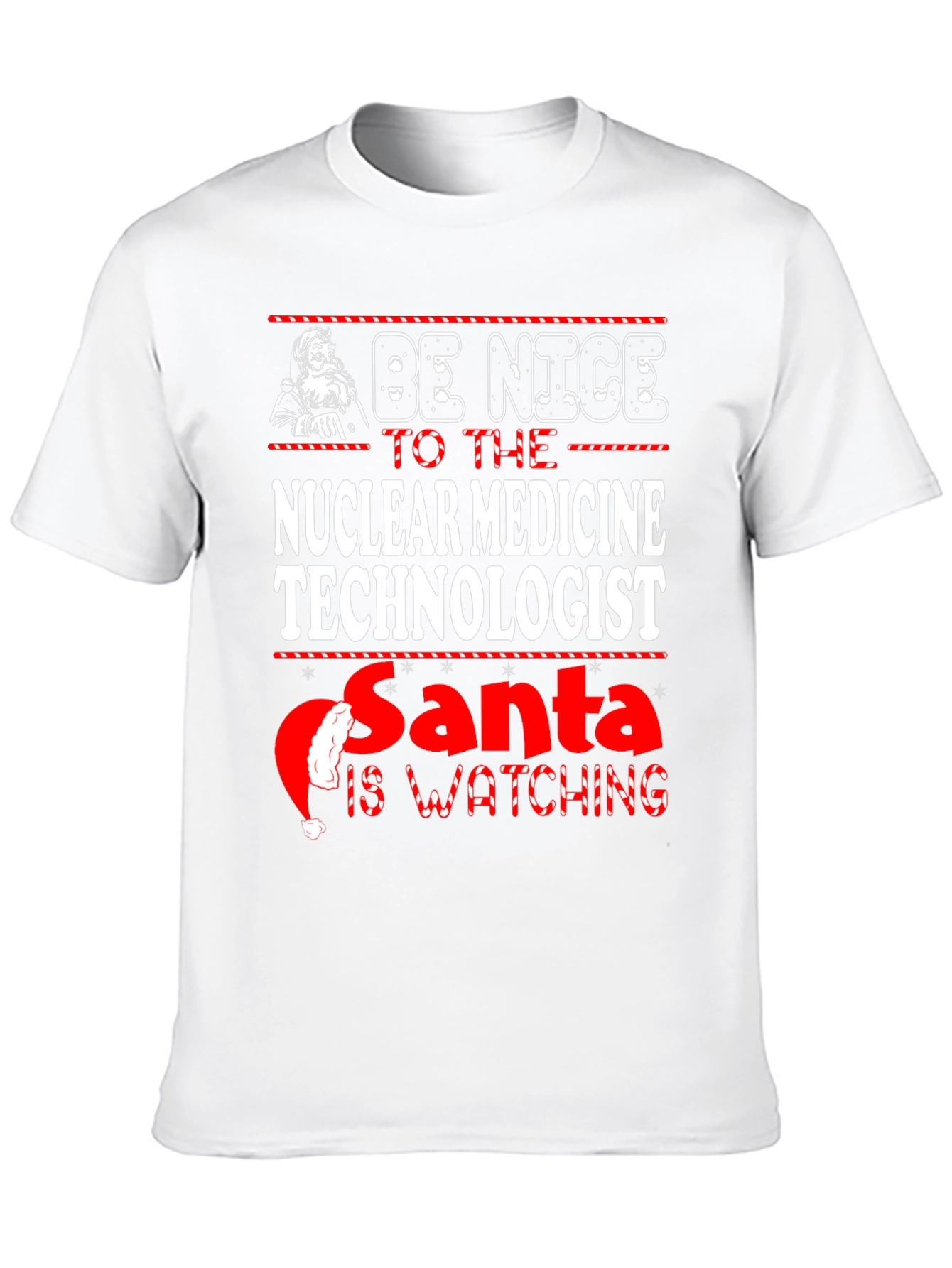 Nuclear Medicine Technologist Santa Christmas T-Shirt