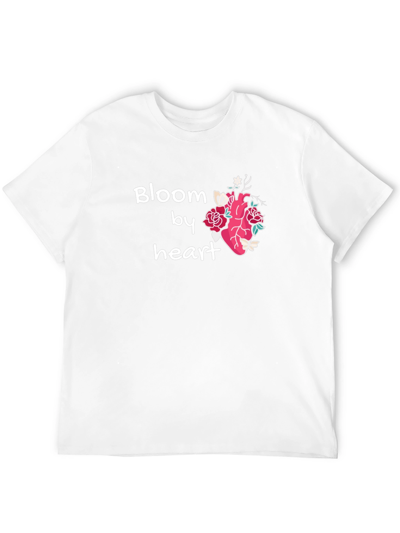 Bloom By Heart T-Shirt Floral Heart Tee