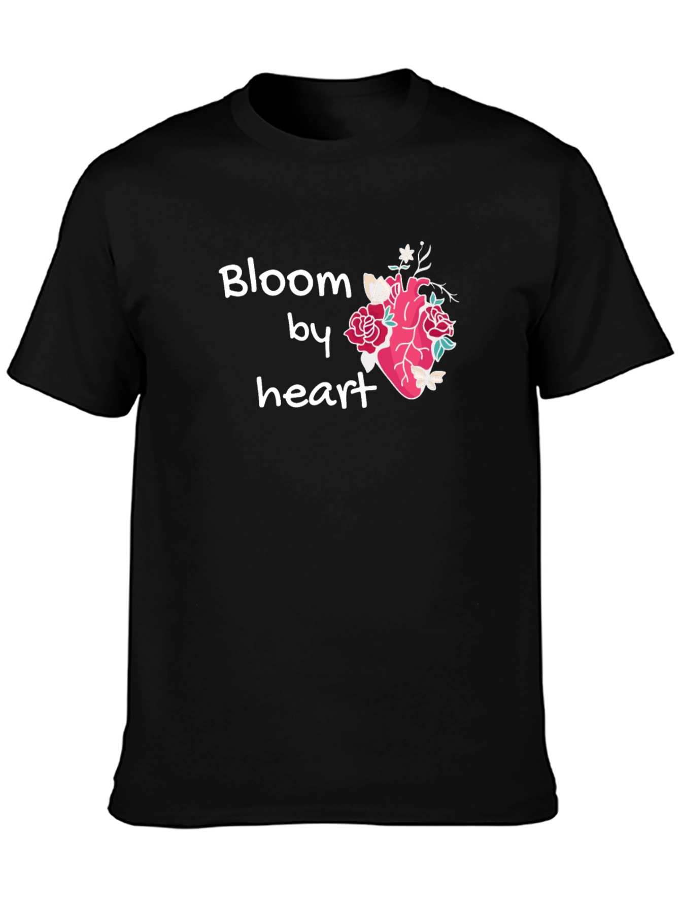 Bloom By Heart T-Shirt Floral Heart Tee