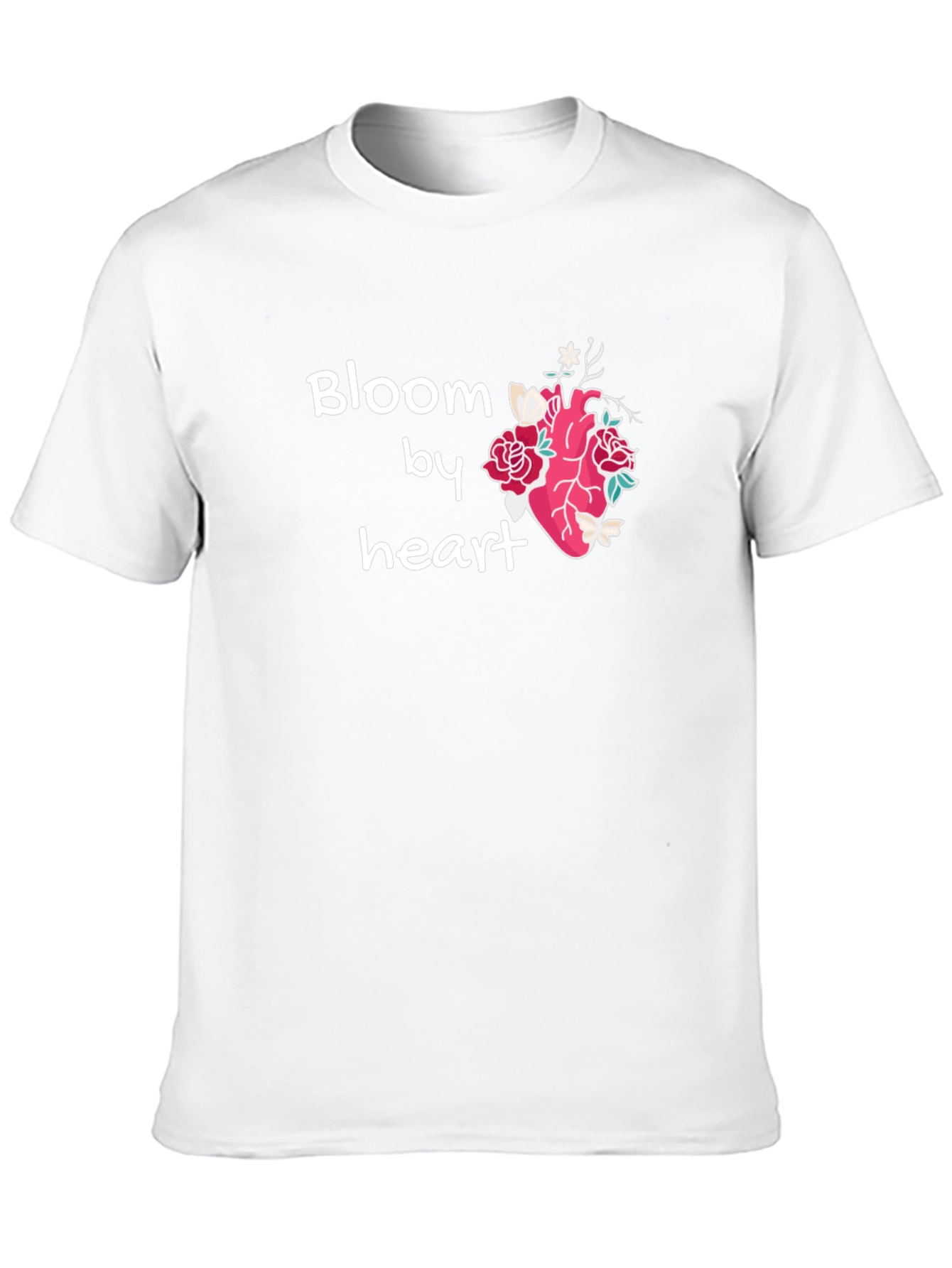 Bloom By Heart T-Shirt Floral Heart Tee