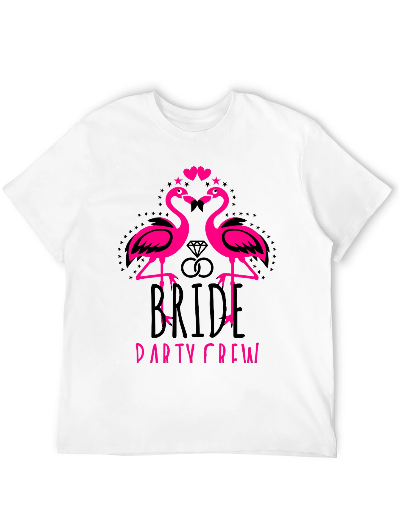 Bride Party Crew Flamingo T-Shirt